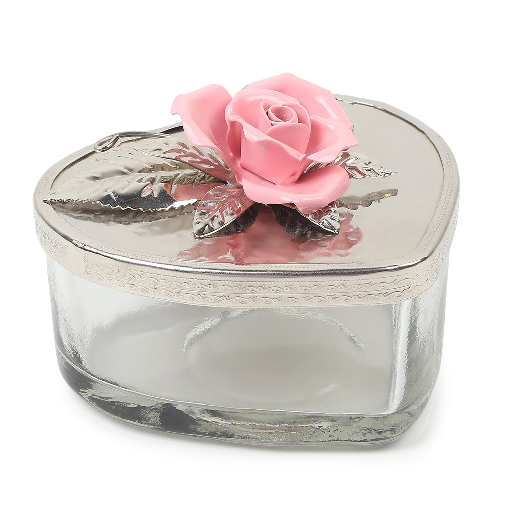 Petal Eclat Pink Heart Storage Box