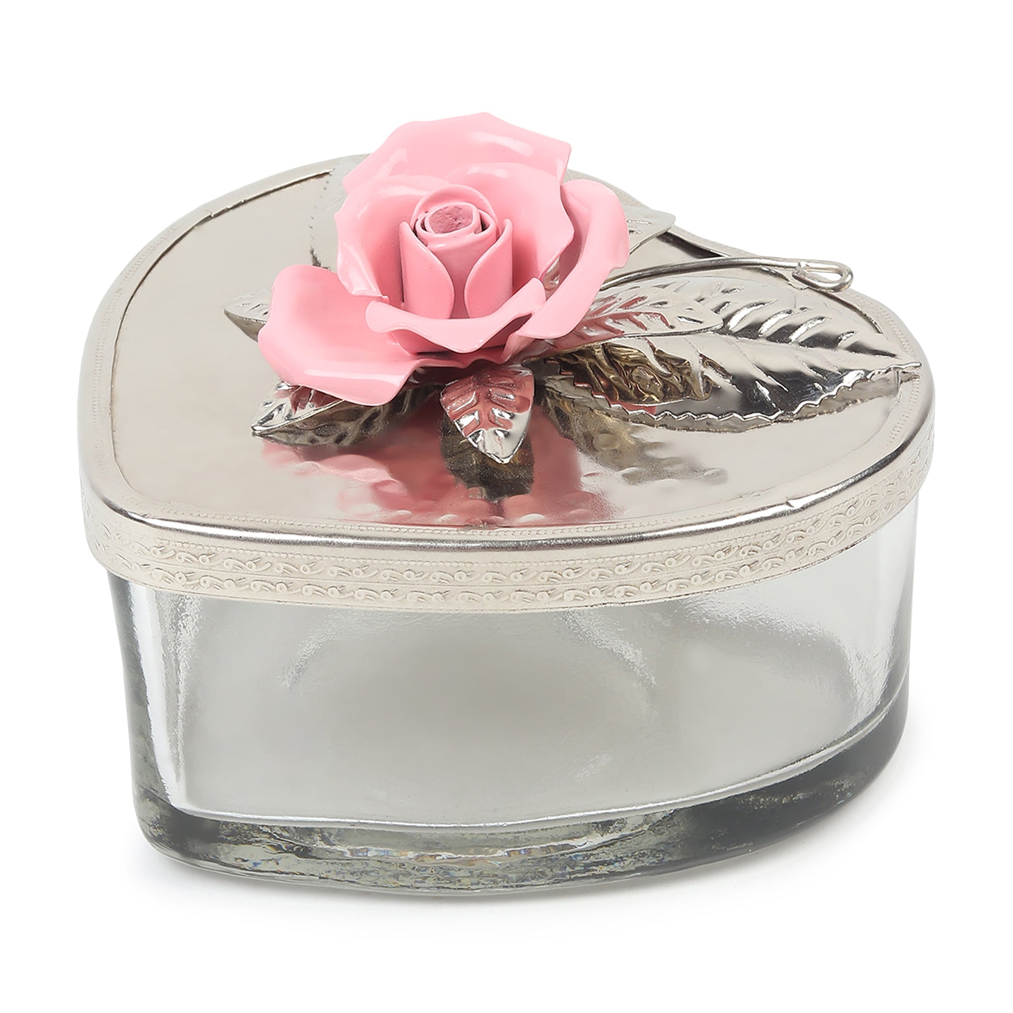 Petal Eclat Pink Heart Storage Box