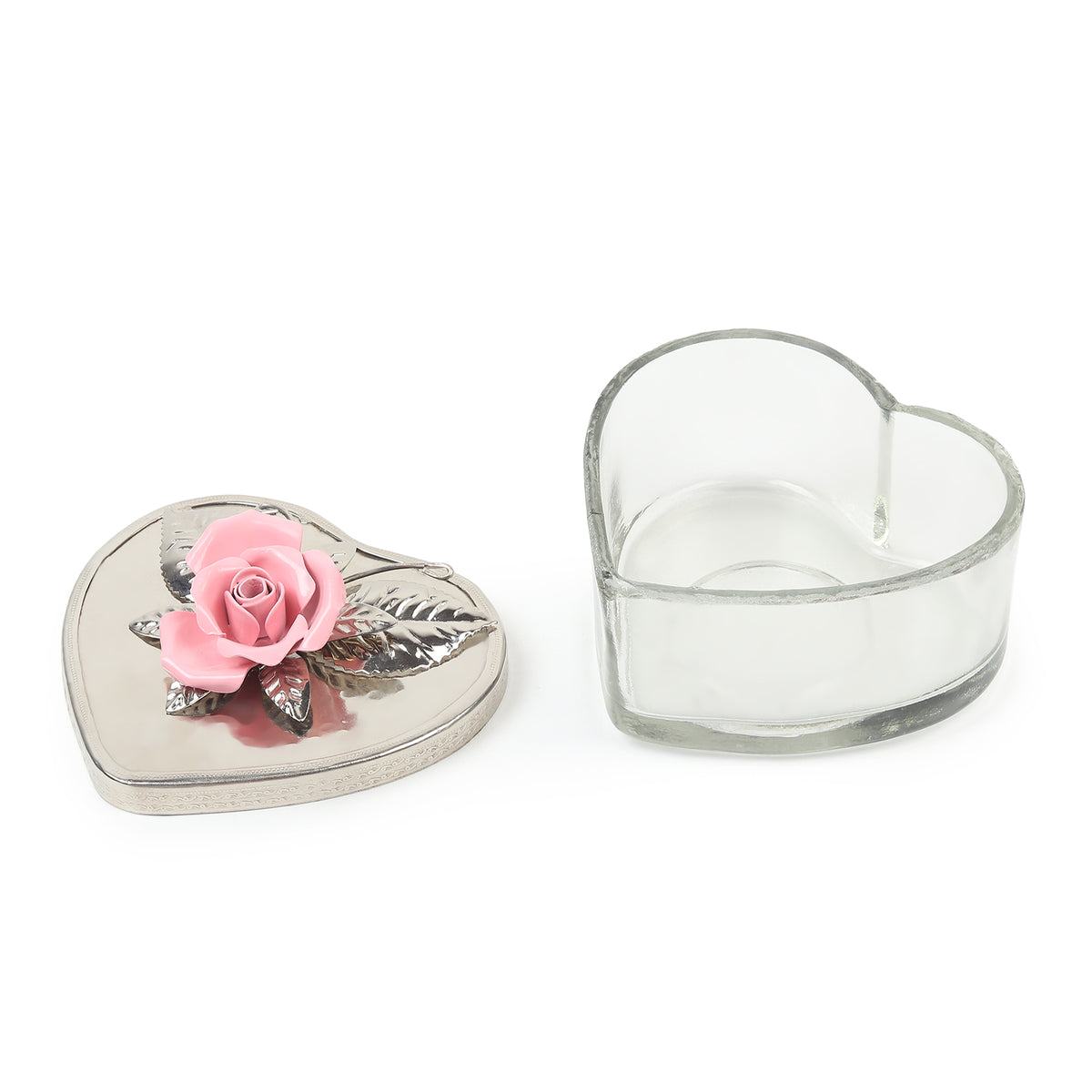 Petal Eclat Pink Heart Storage Box