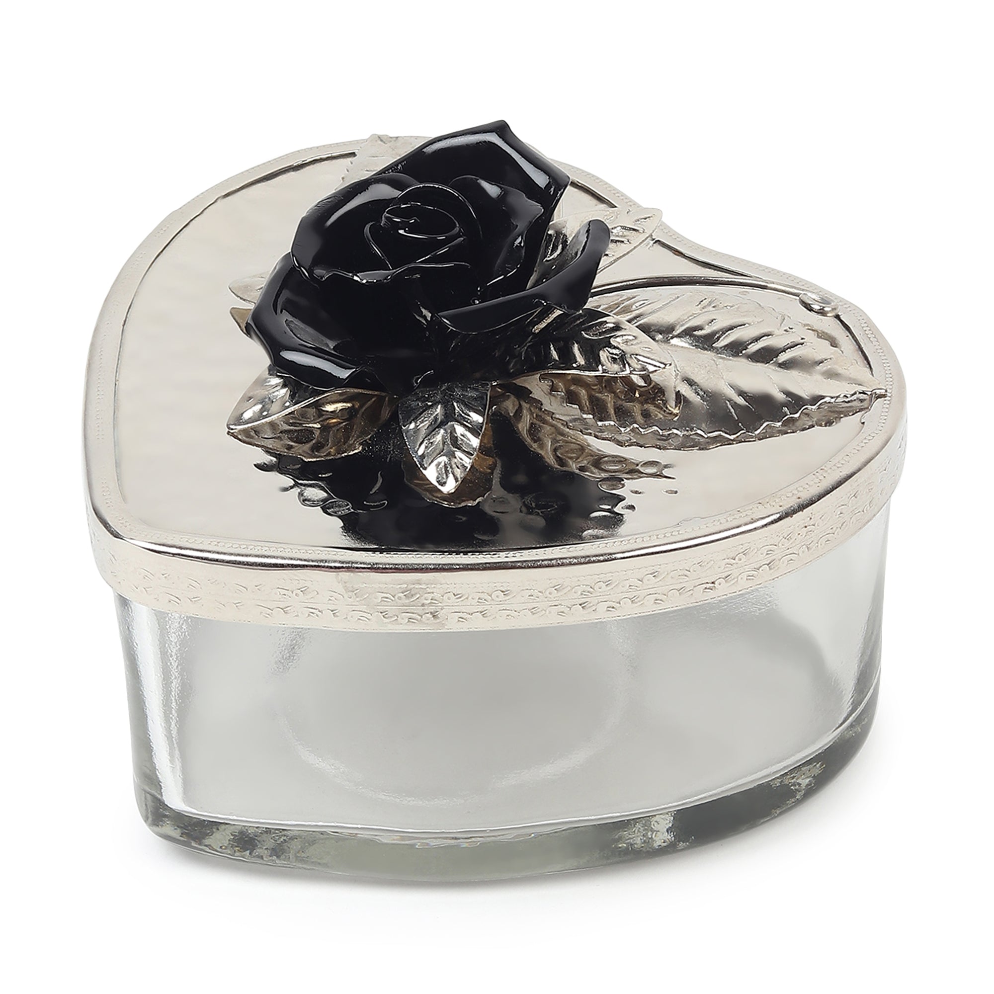 Petal Eclat Black Heart Storage Box