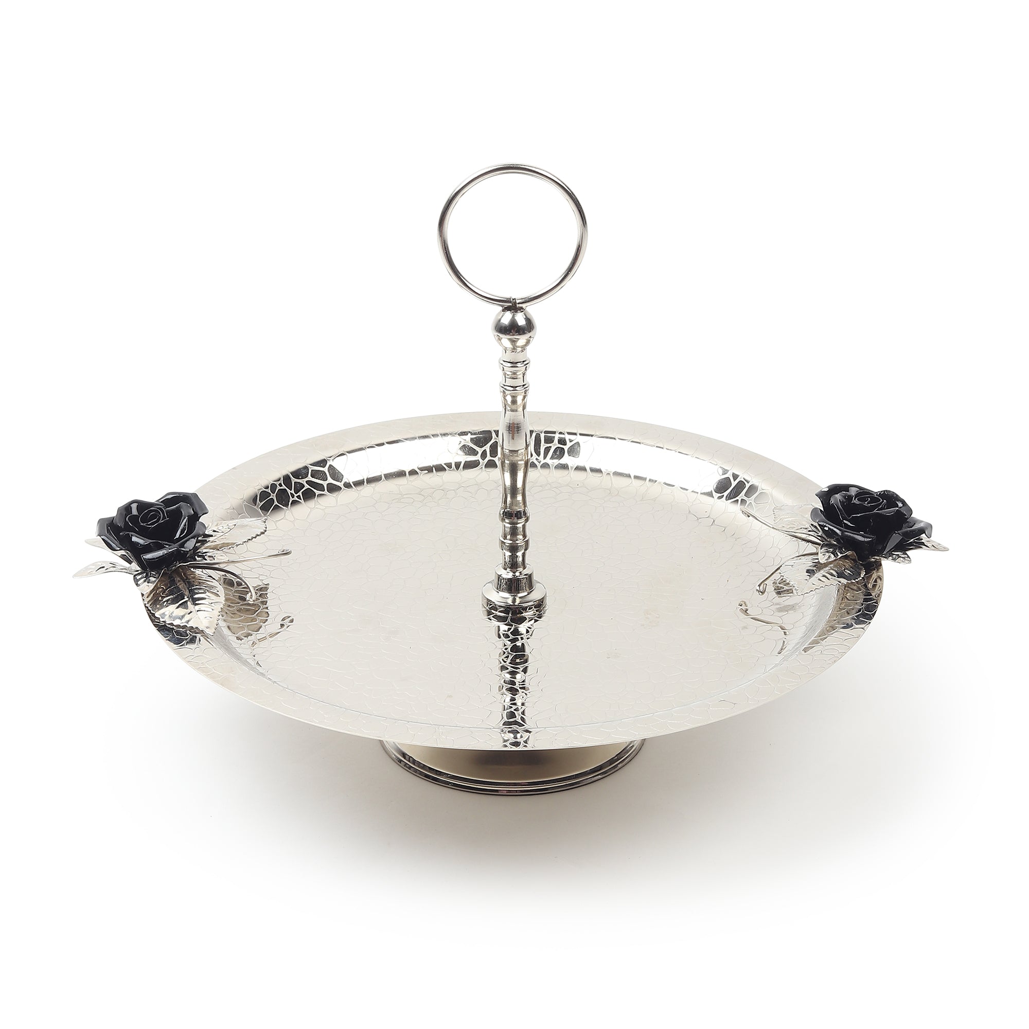 Petal Eclat Black Cake Stand