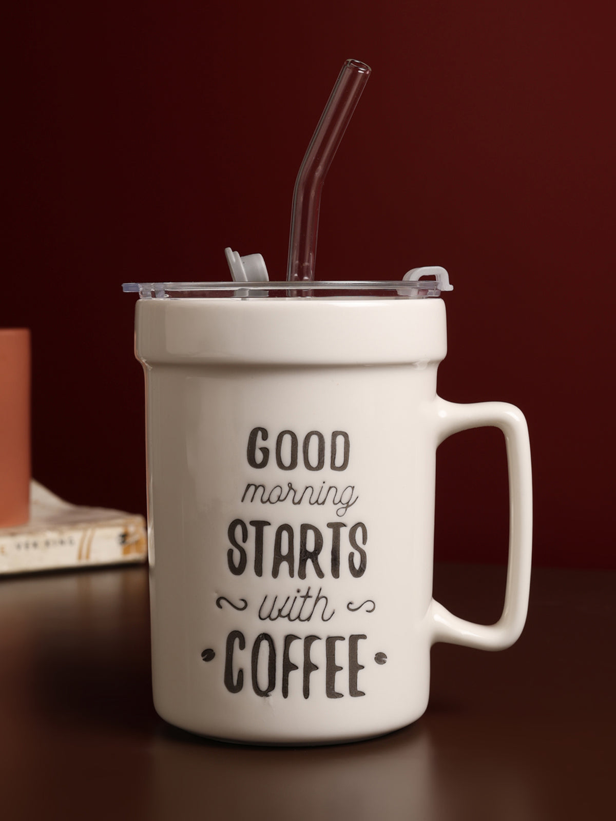 Percy White Ceramic GS Mug