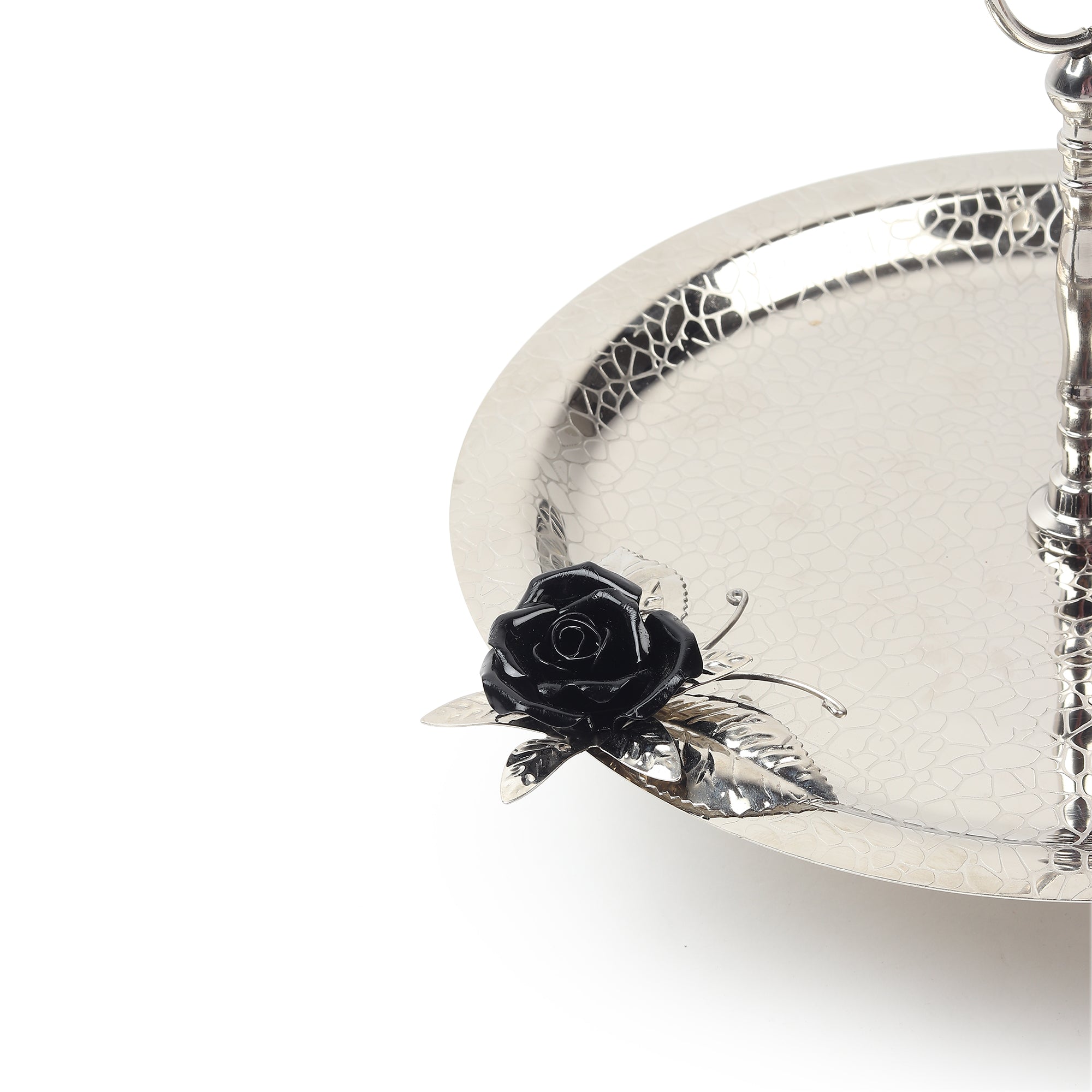 Petal Eclat Black Cake Stand