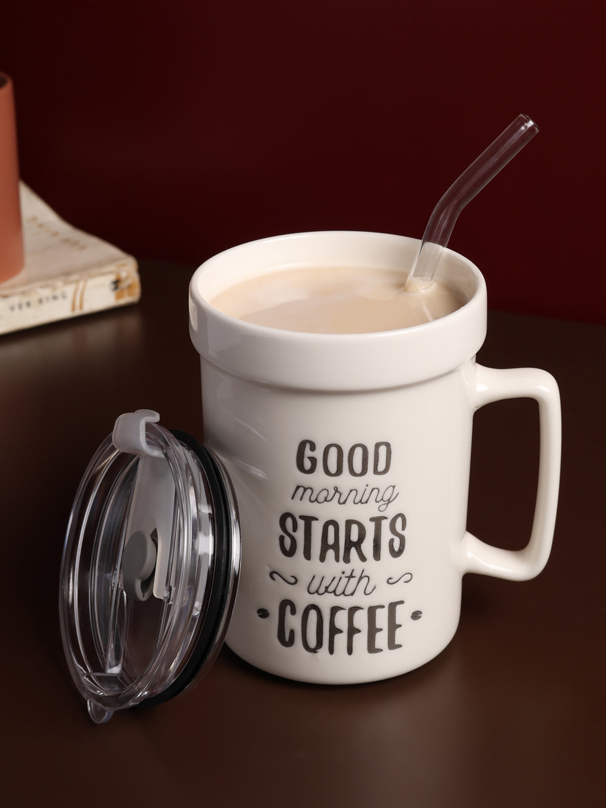Percy White Ceramic GS Mug