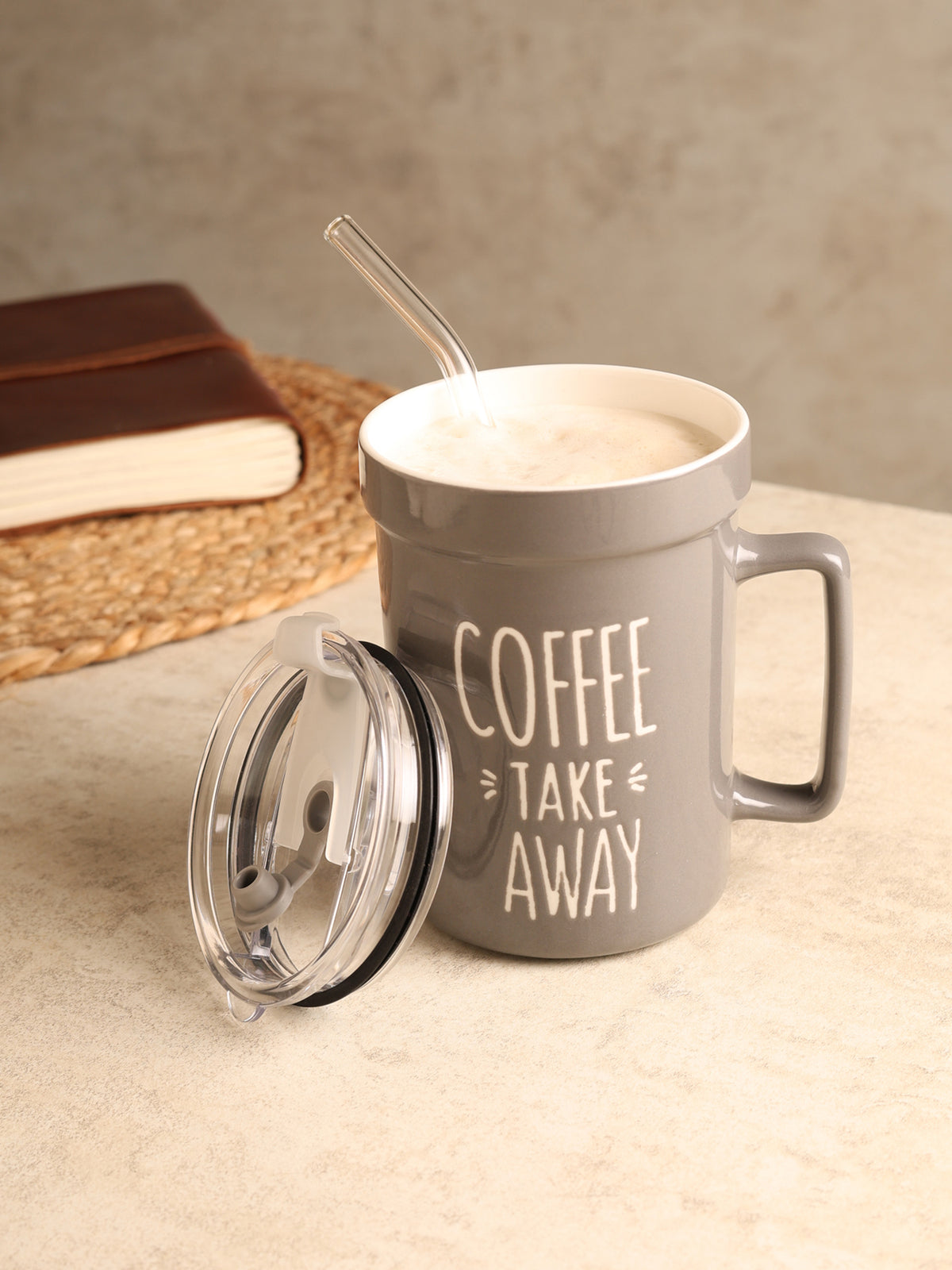 Mugsy Grey Ceramic GS Mug