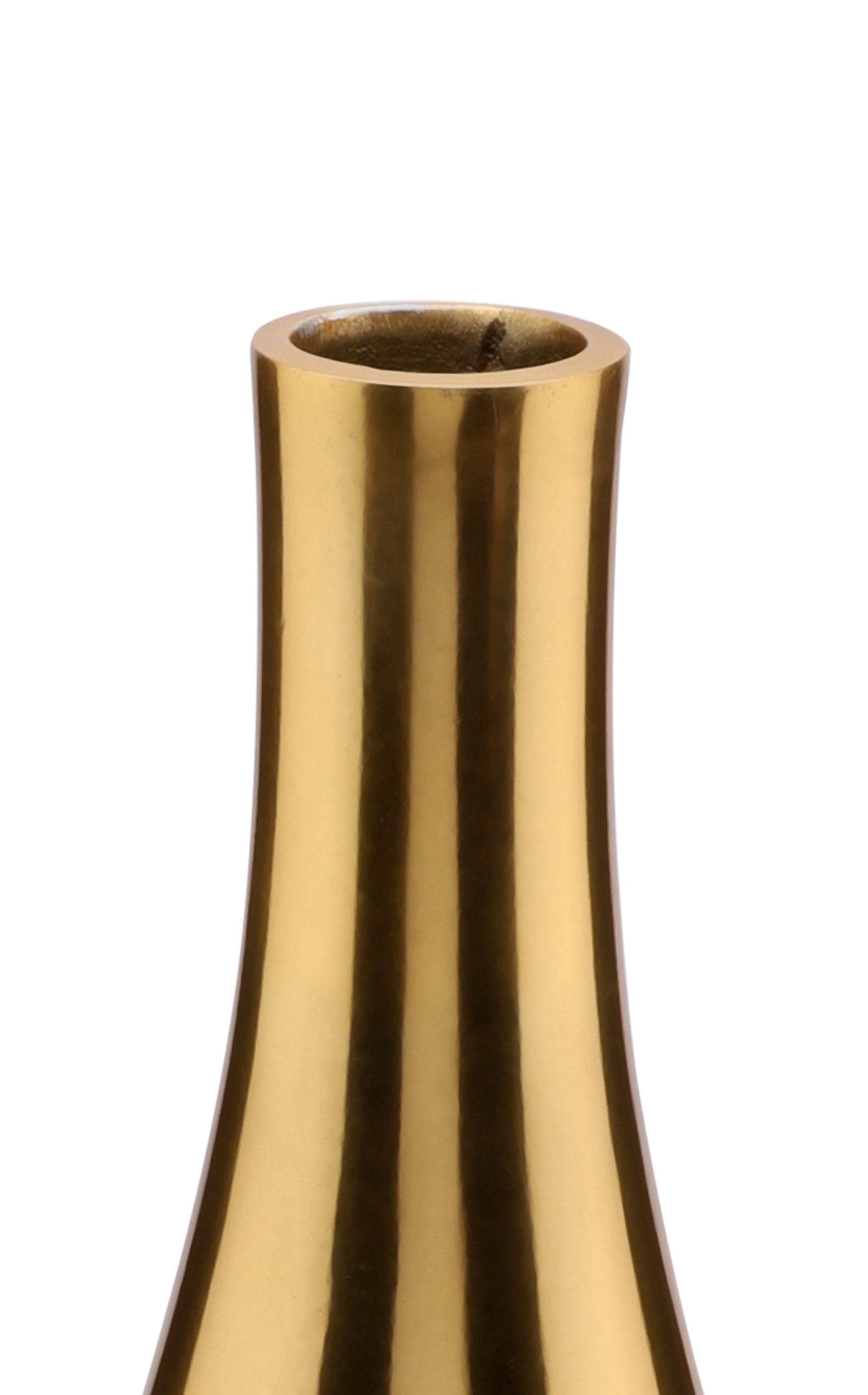 Champagne small Bottle Vase-Black and Gold