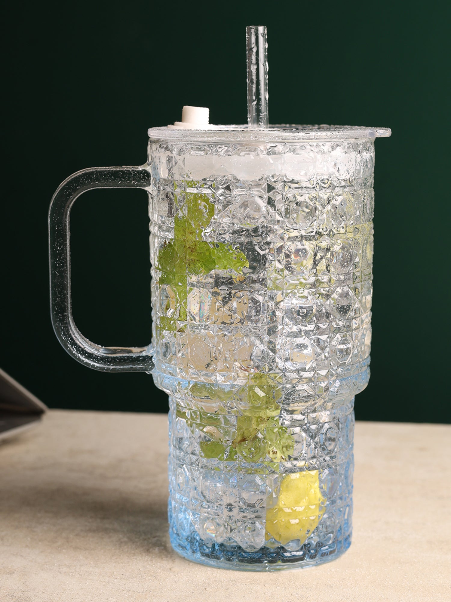 Verdelle Glass Tumbler Blue