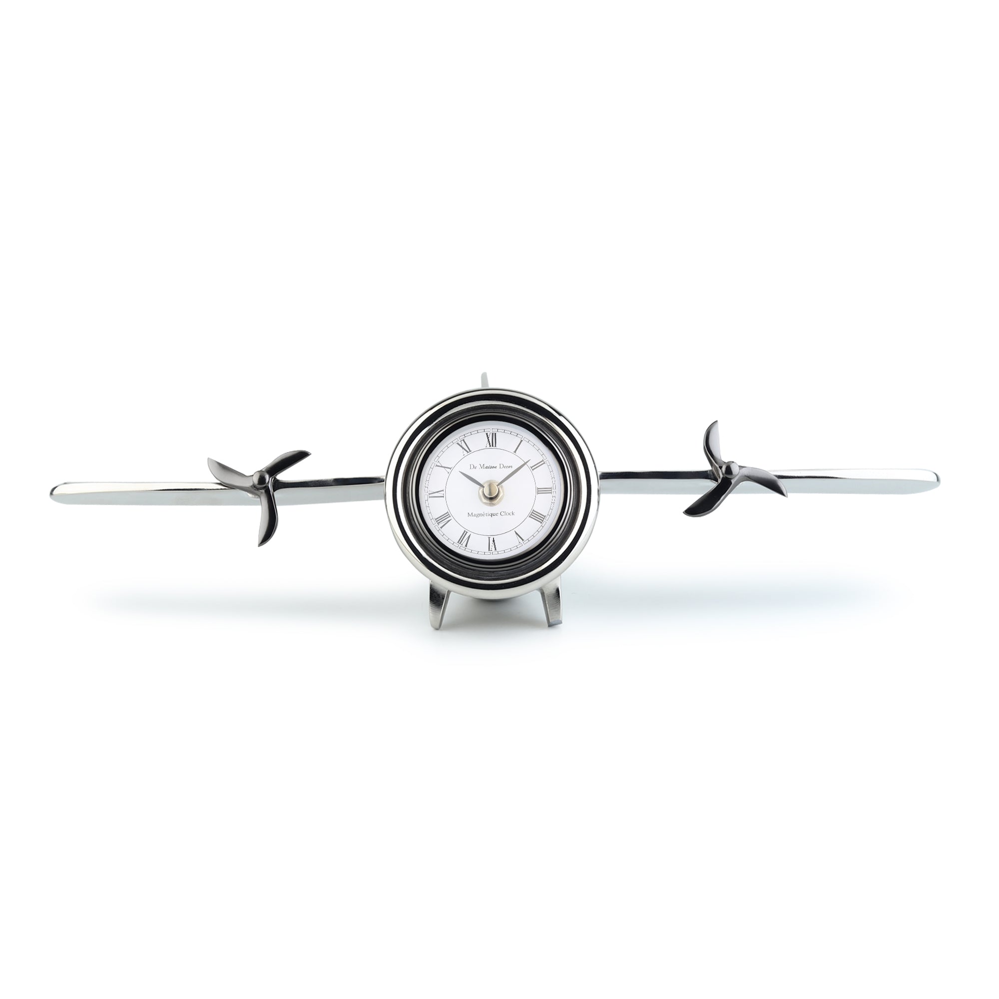 Jettison Table clock in Silver