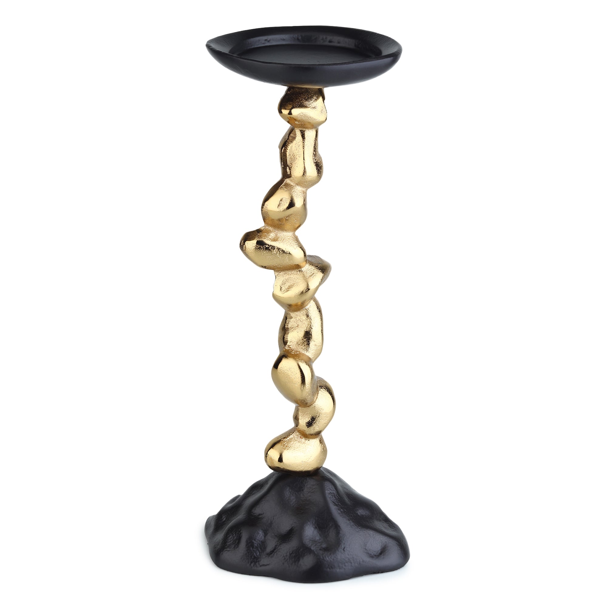 Stones Orivia Candle Holder Set Black