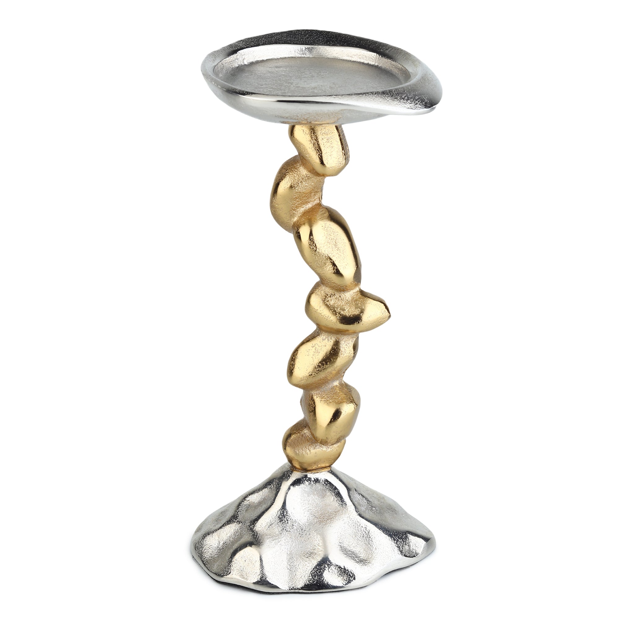 Stones Orivia Candle Holder Set Silver