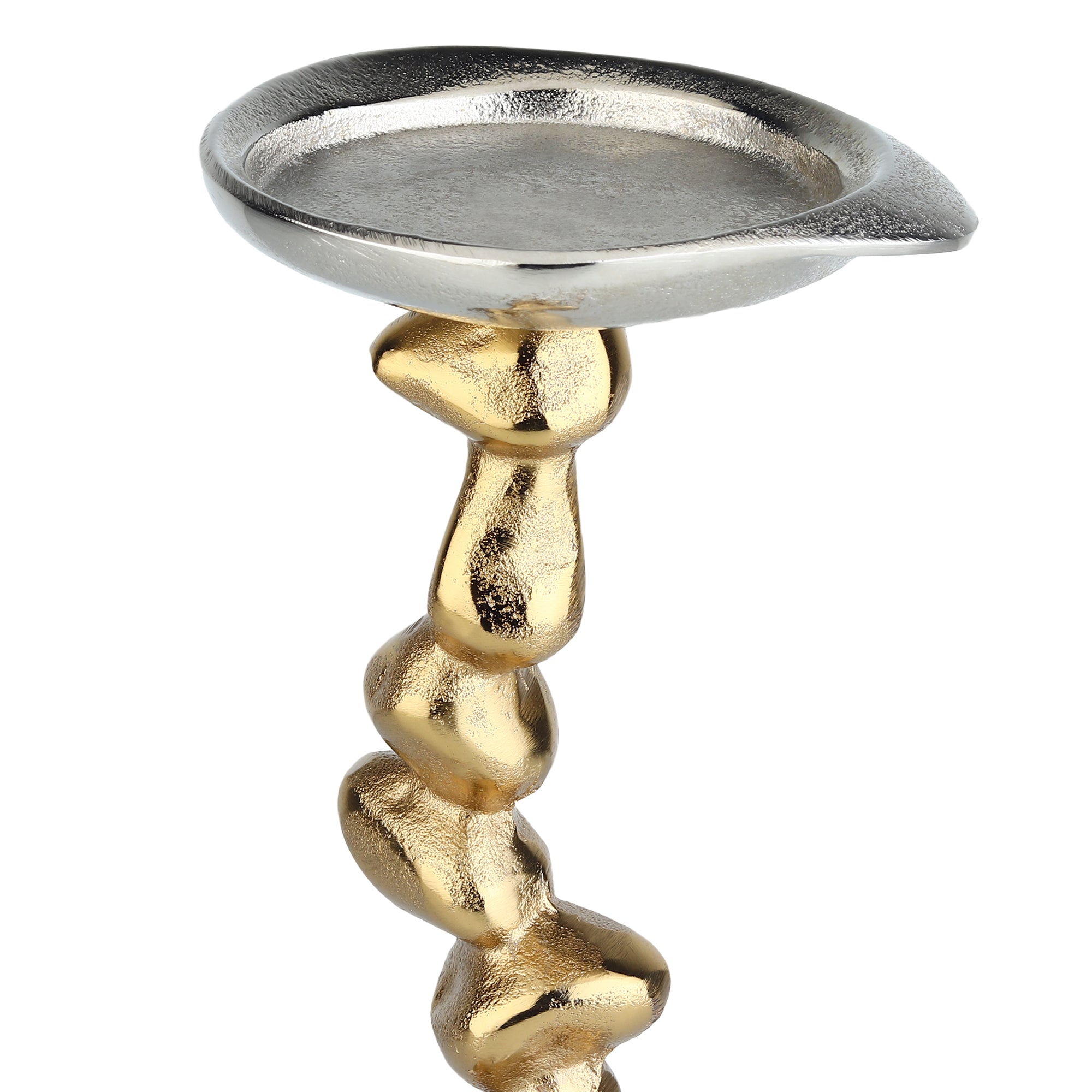 Stones Orivia Candle Holder Set Silver