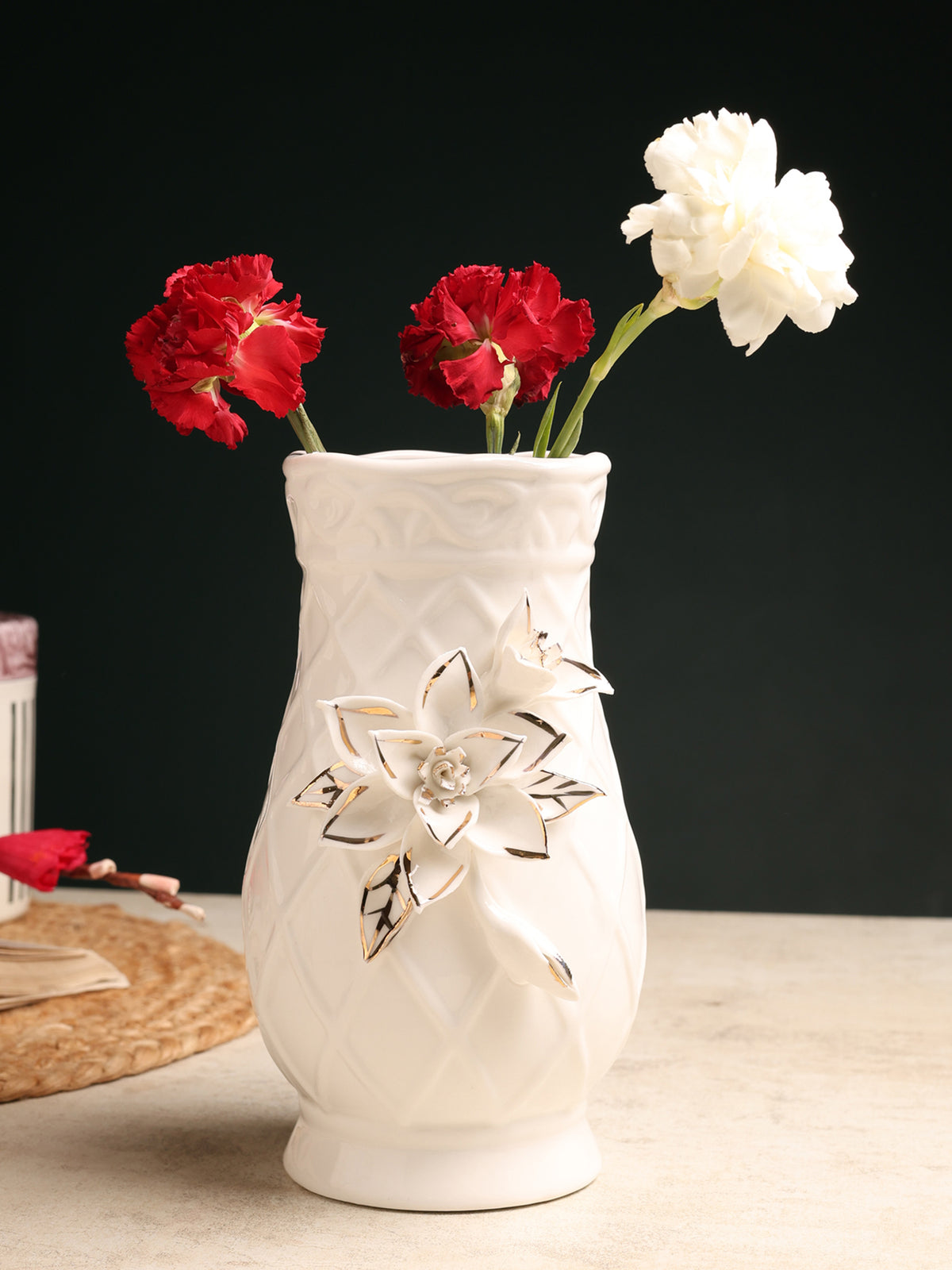 Margaux Fleur Porcelain Vase
