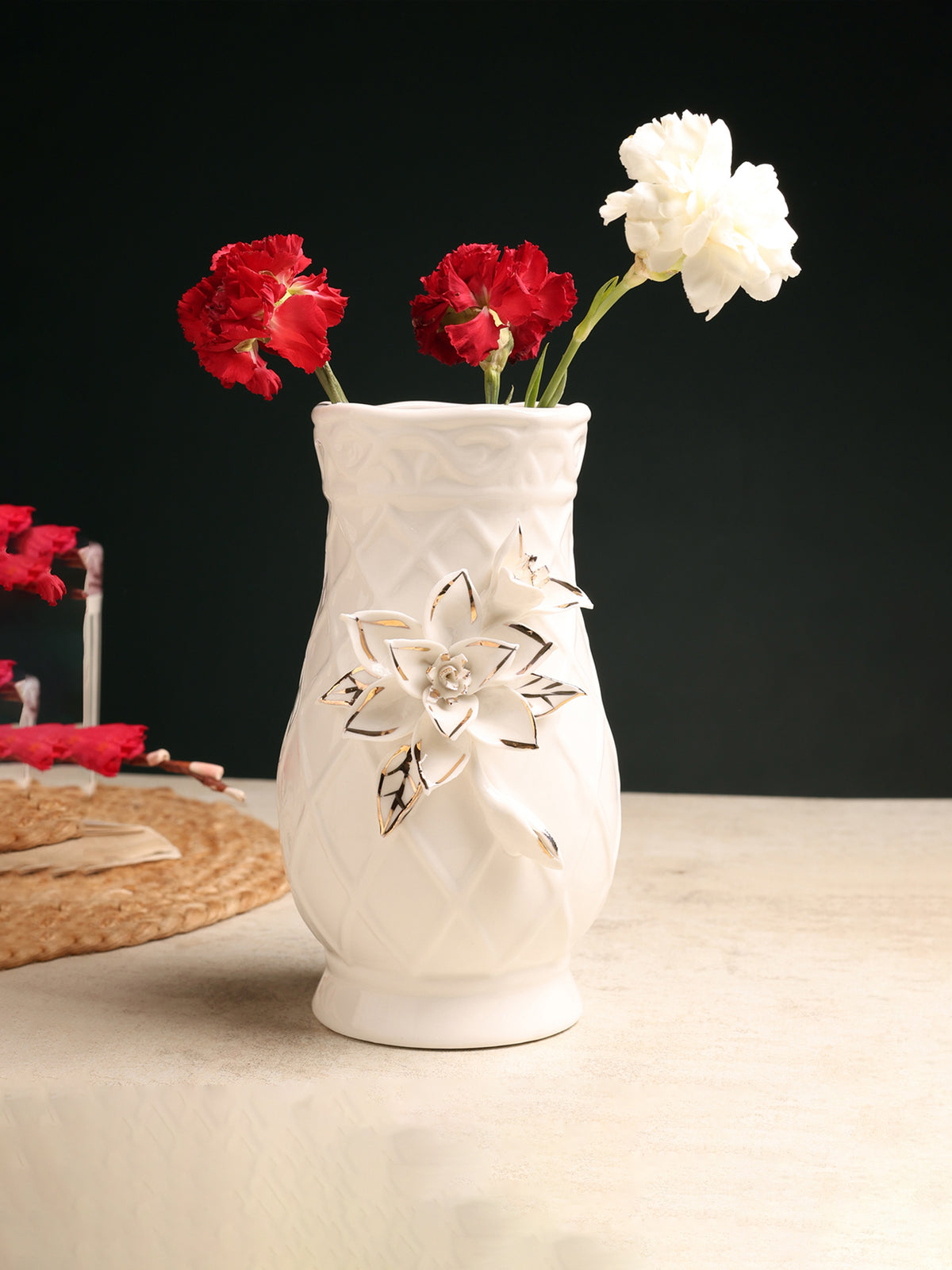 Margaux Fleur Porcelain Vase