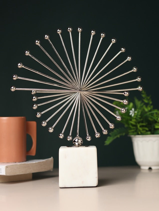 Spinfinity Sculpture in Silver