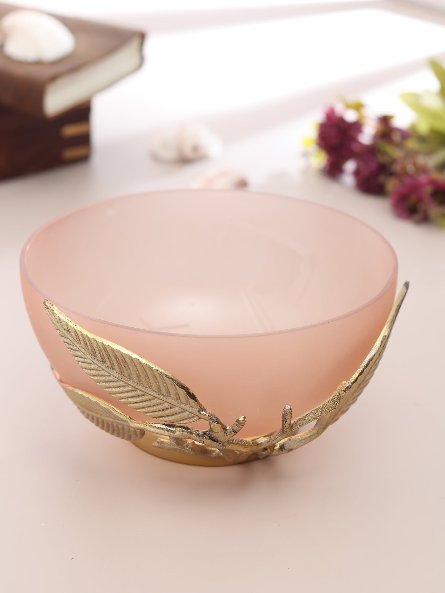 Enchanted Vine Glass Serving Bowl