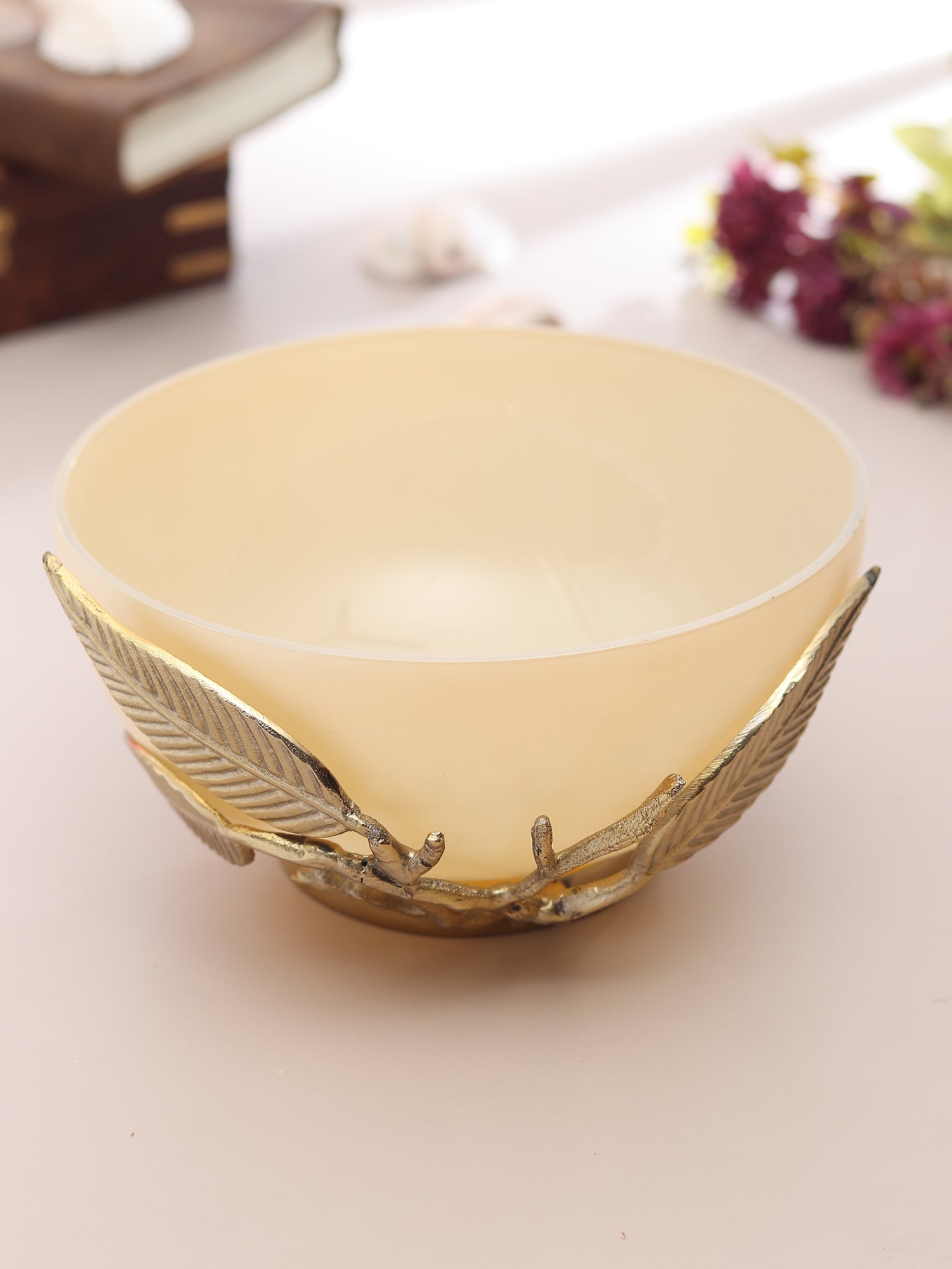 Enchanted Vine Glass Serving Bowl