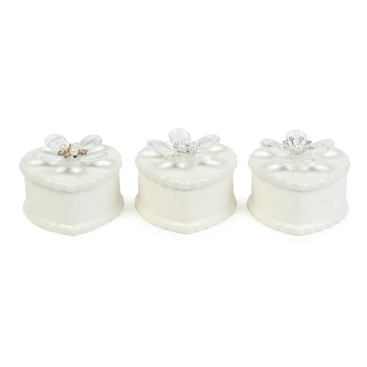 Coeurine Porcelain Box Set of 3