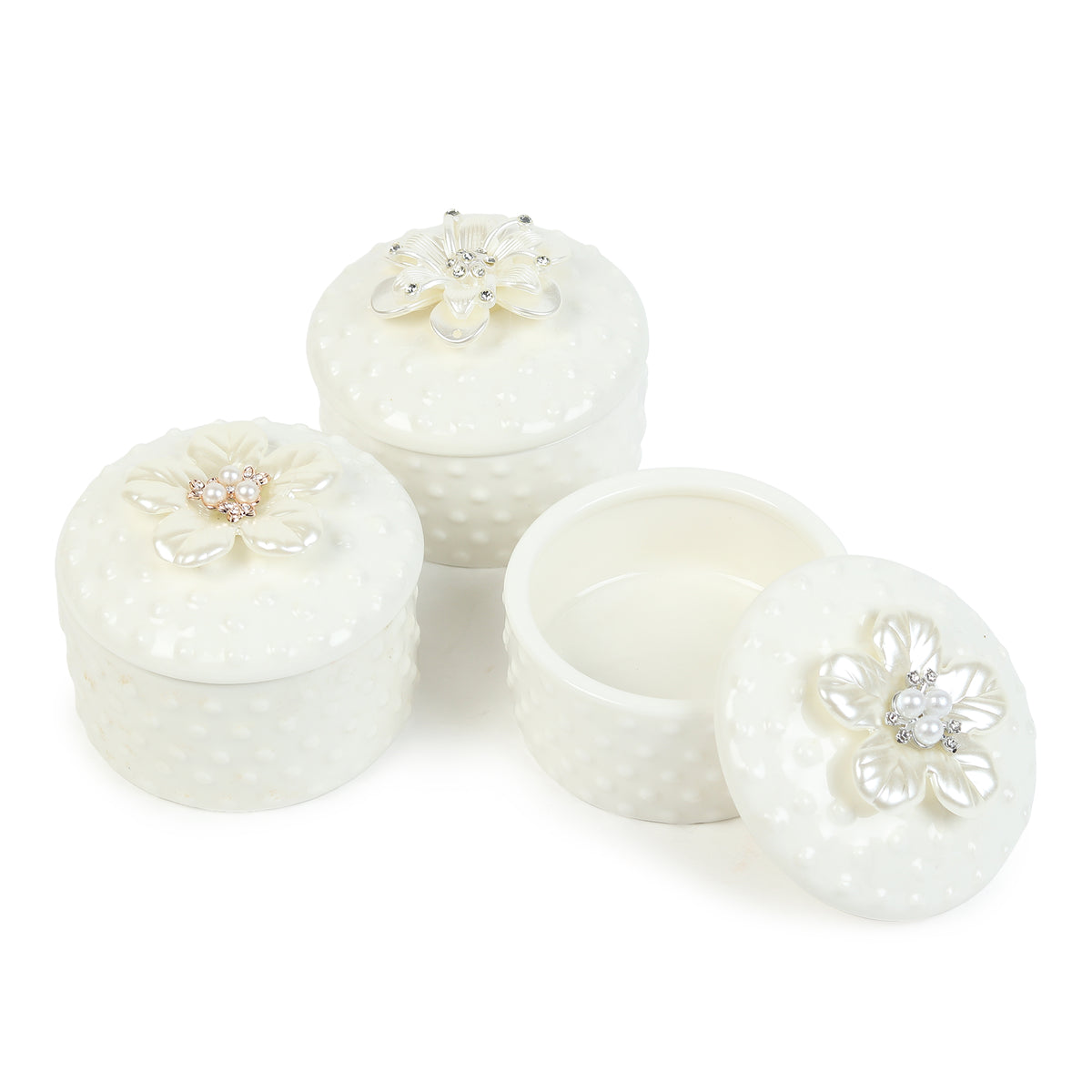 Pearlpetal Porcelain Box Set