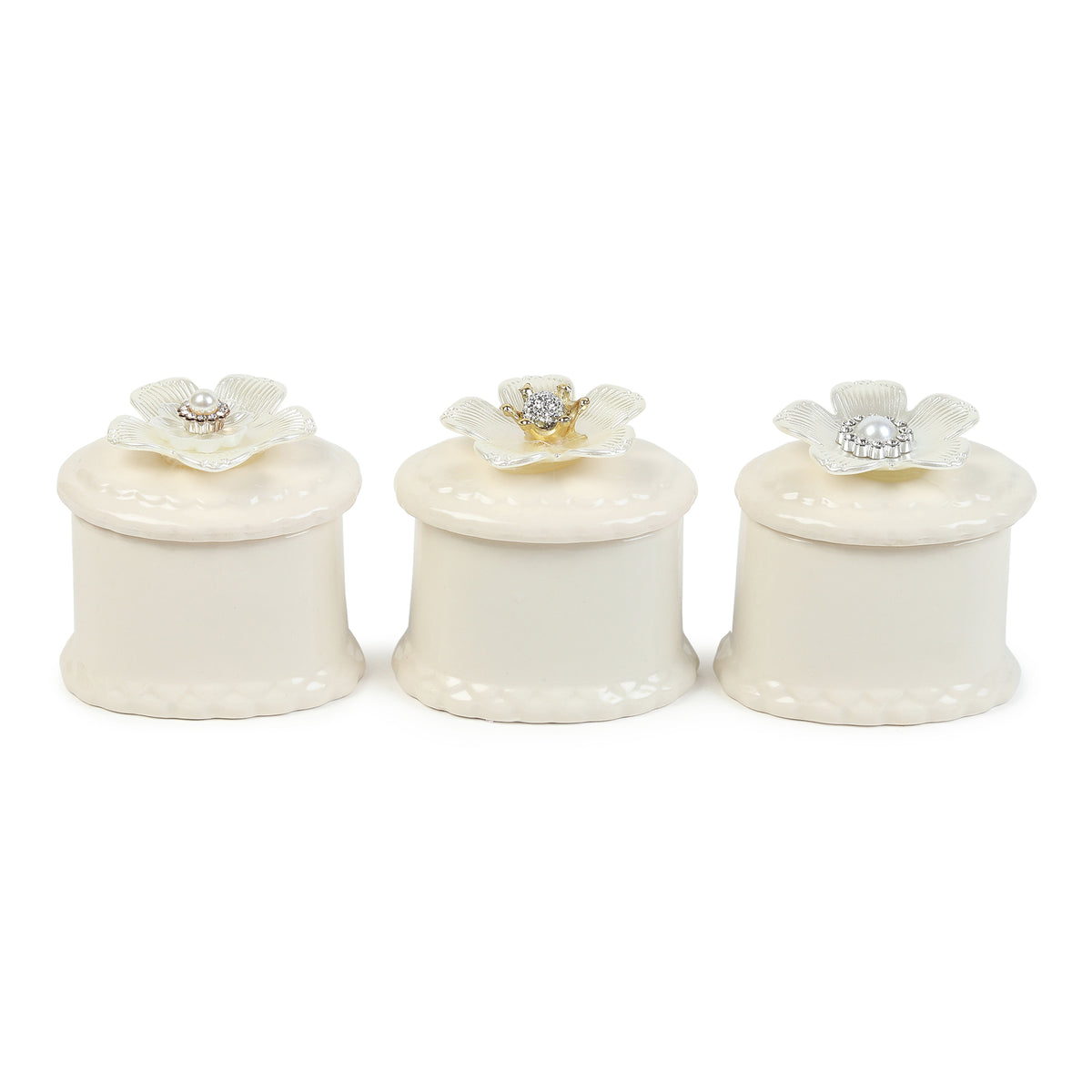 Primula Porcelain Box Set of 3