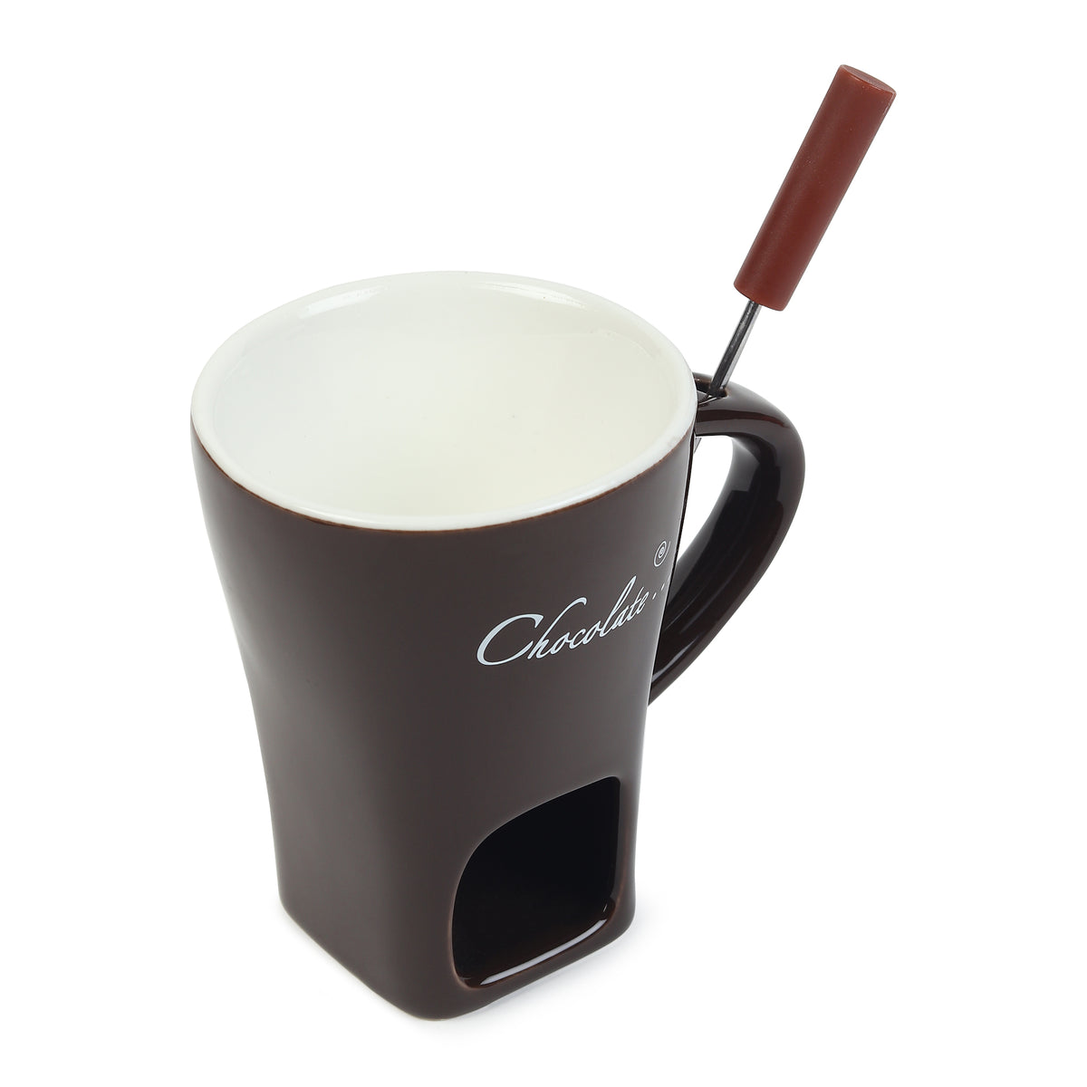 Choc Affair Fondue Cup Brown
