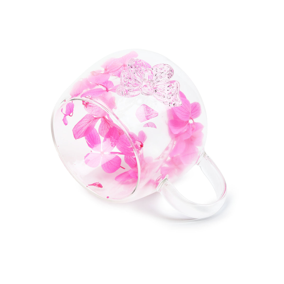 Titli Bloom Pink Glass Mug