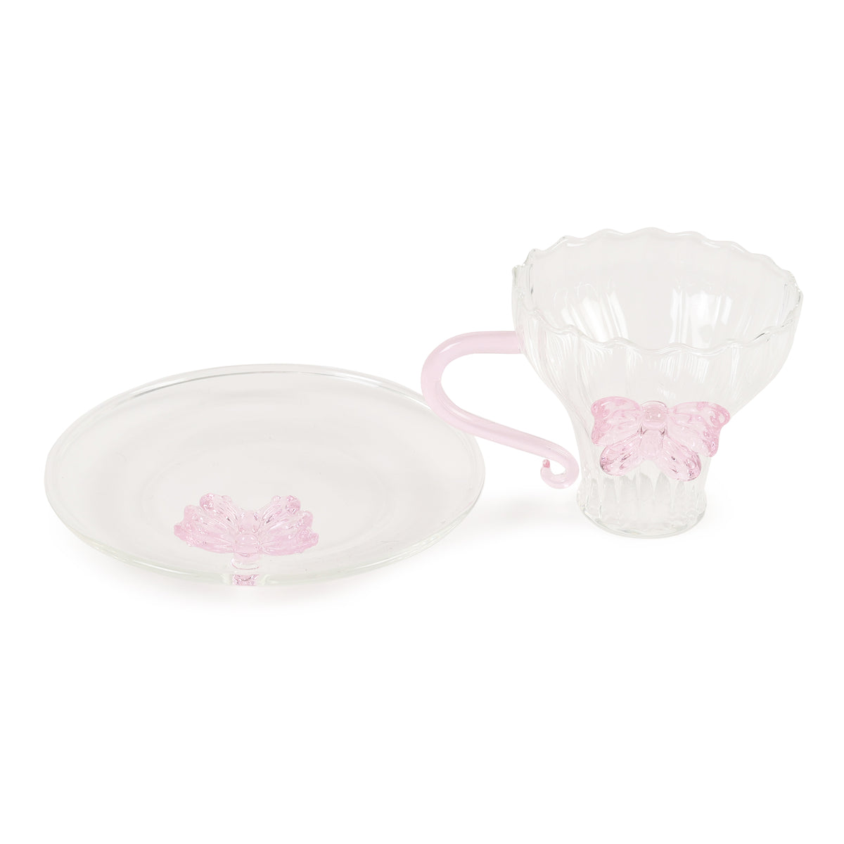 Titli Elina Glass Cup & Saucer