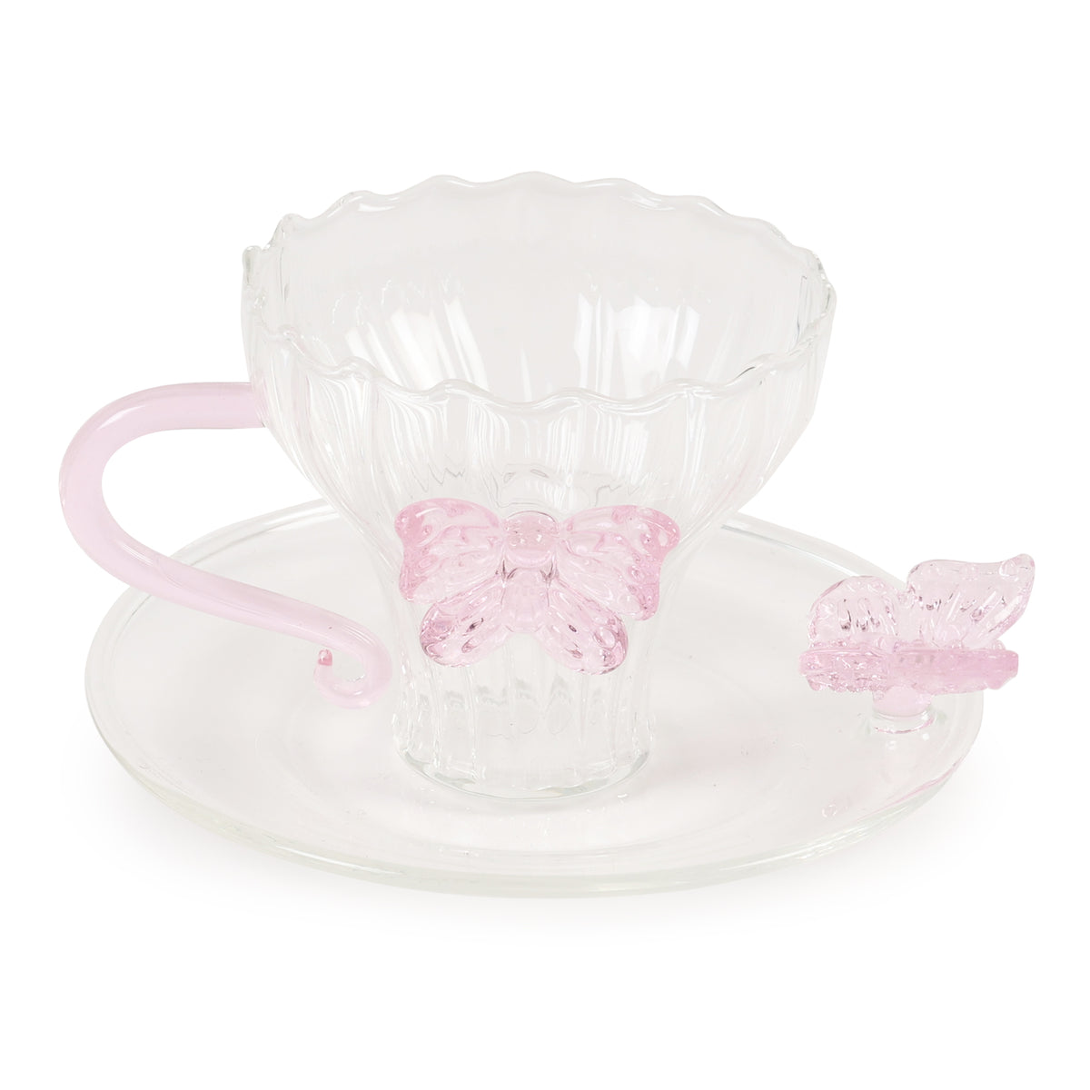 Titli Elina Glass Cup & Saucer