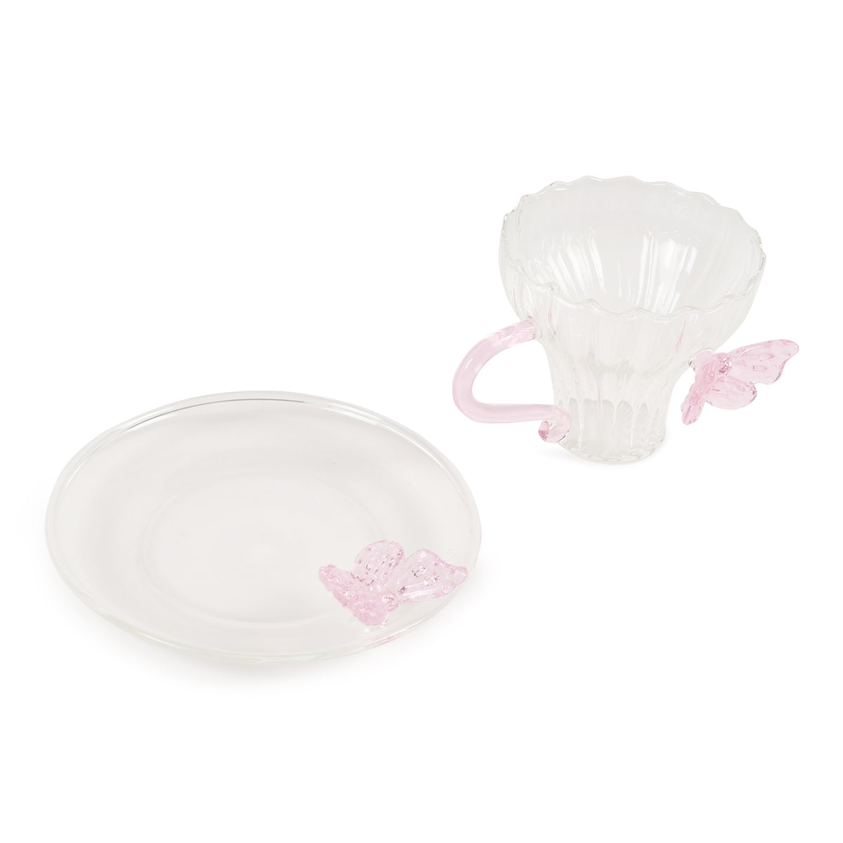 Titli Elina Glass Cup & Saucer