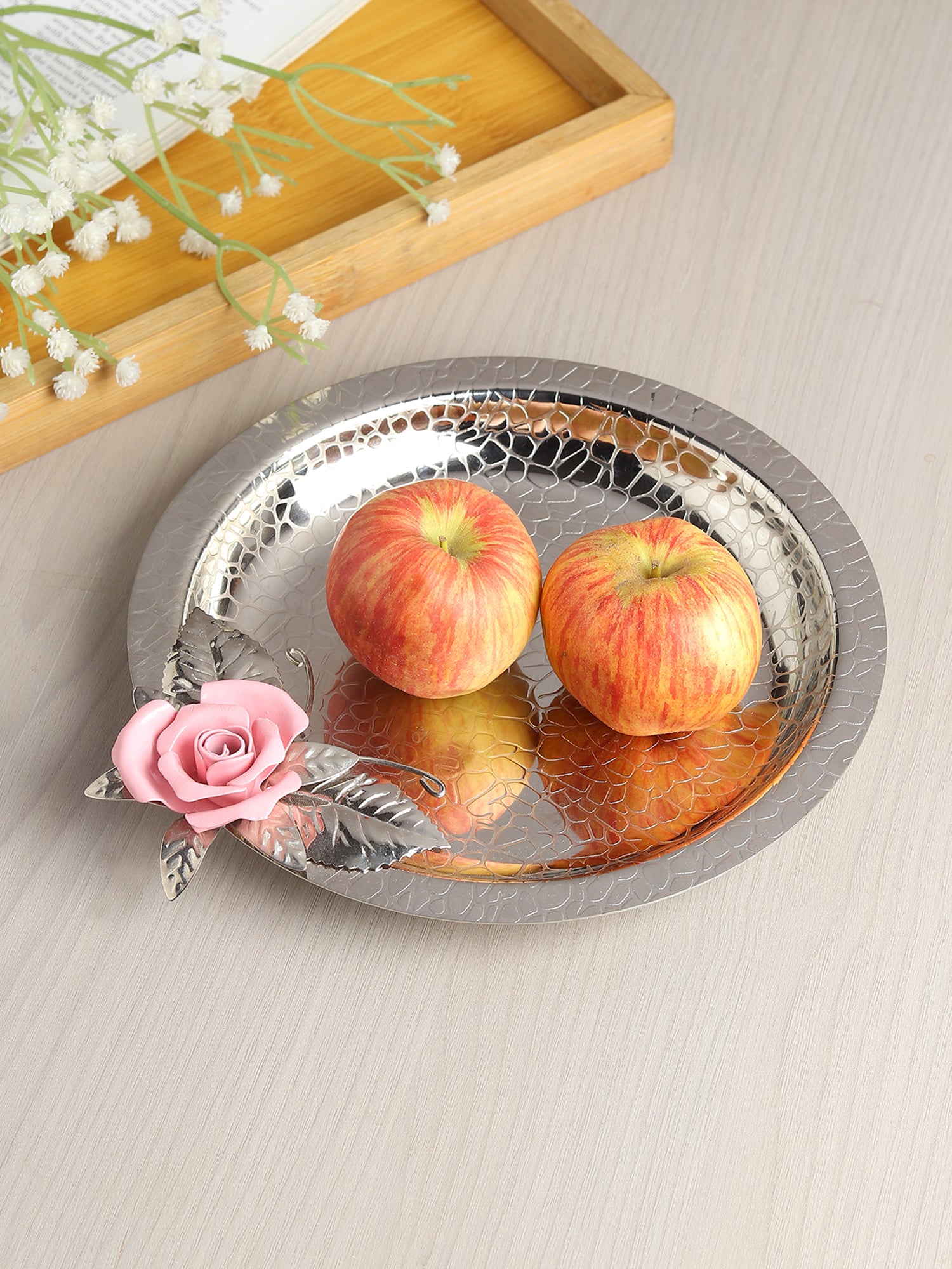 Petal Eclat Pink Circle Plate
