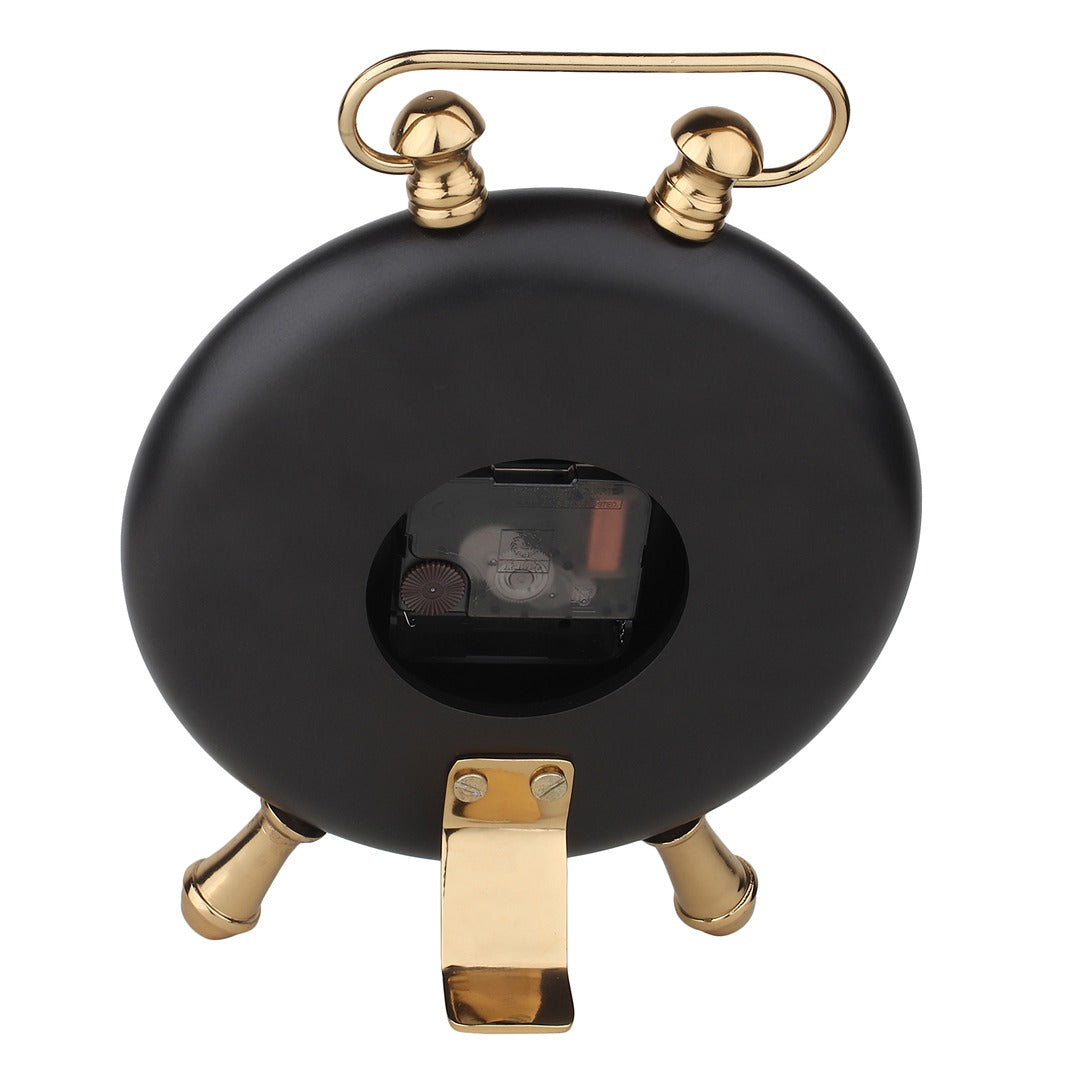 Essence Desk Timepiece in Black Gold