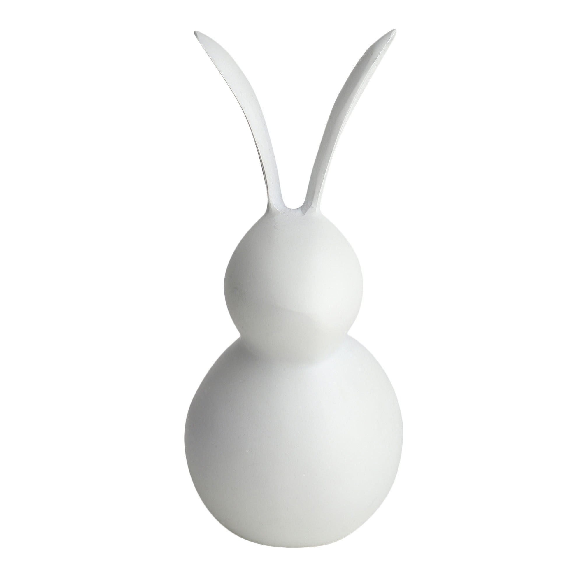 Abstract Hare Sculpture White