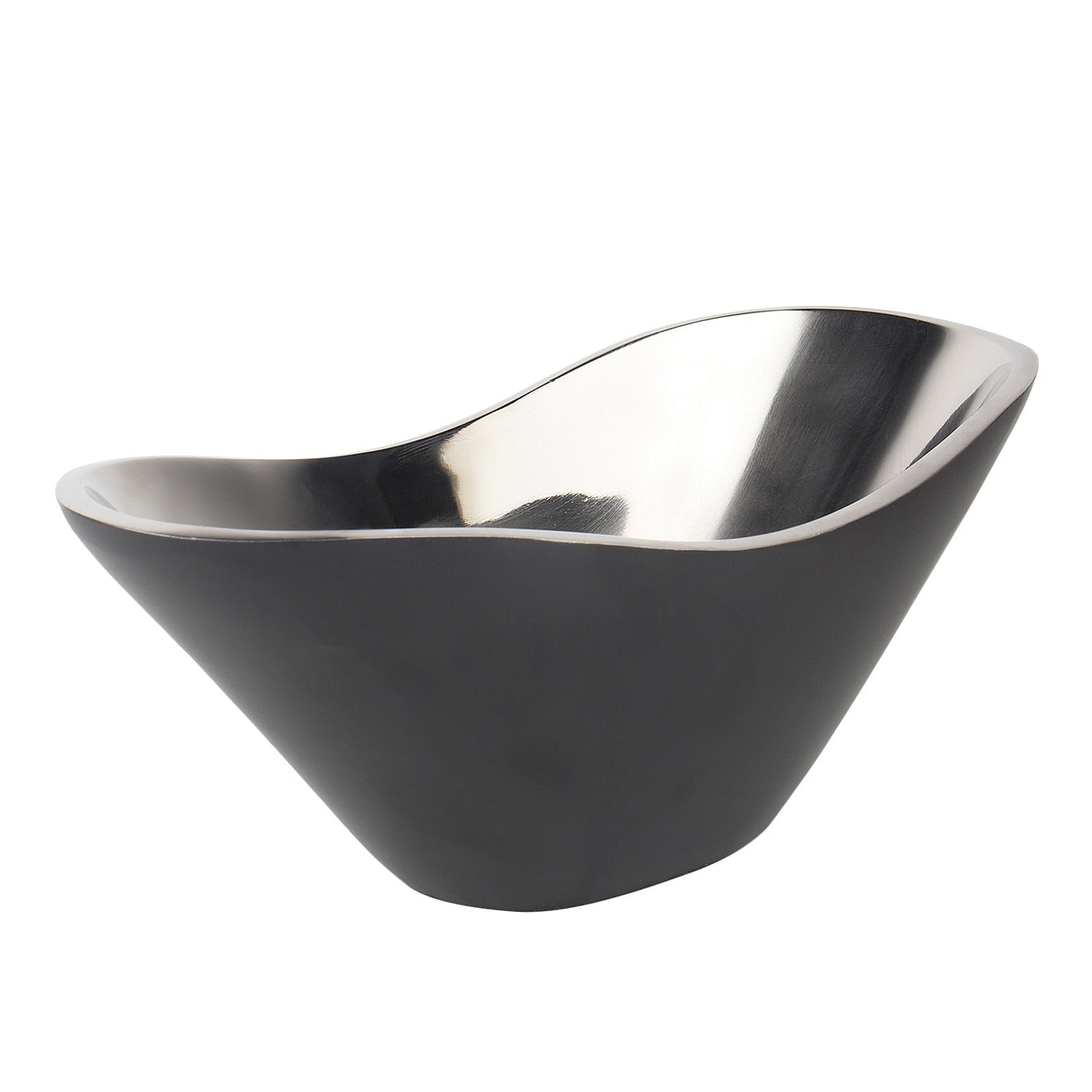 Opulent Oval Bowl Silver