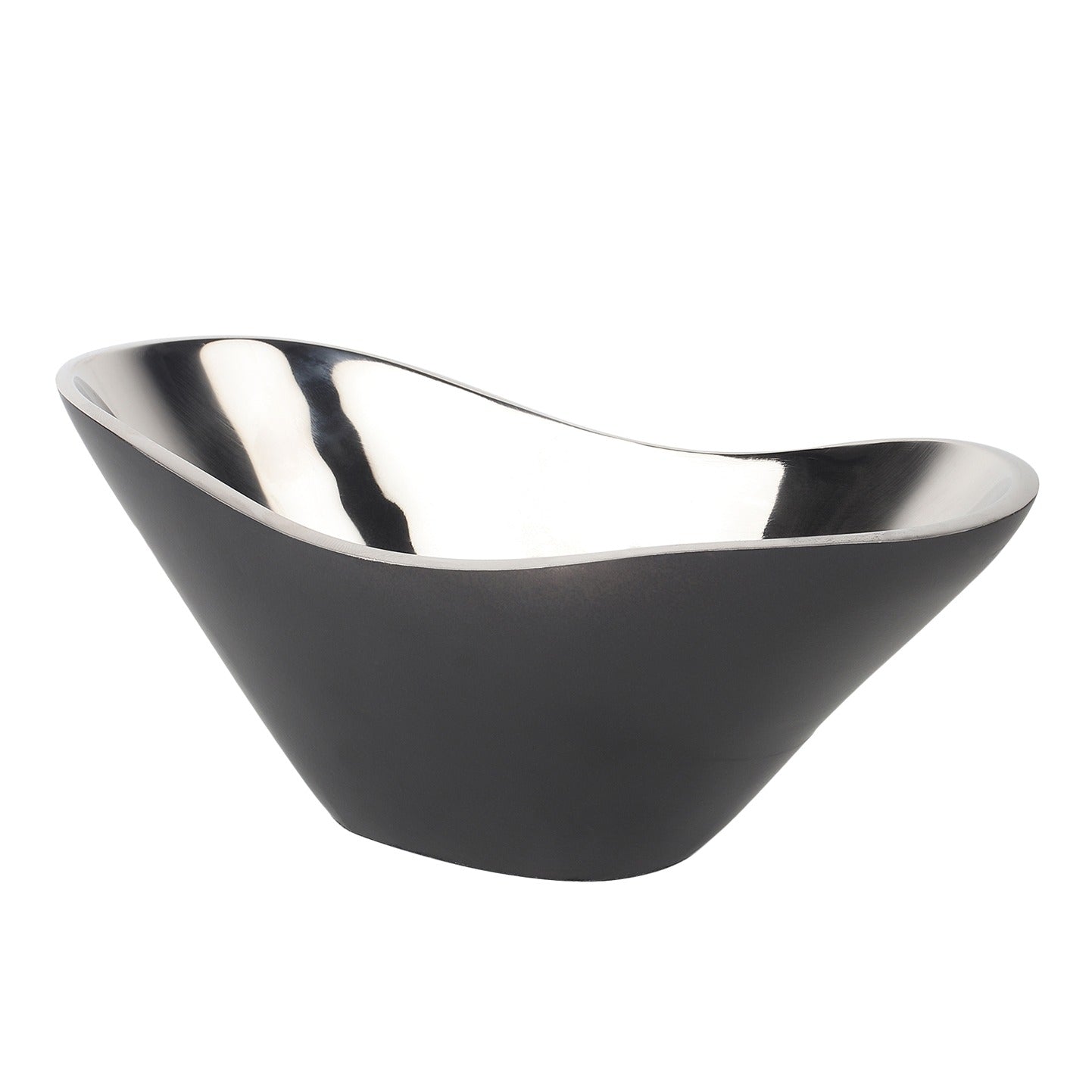 Opulent Oval Bowl Silver