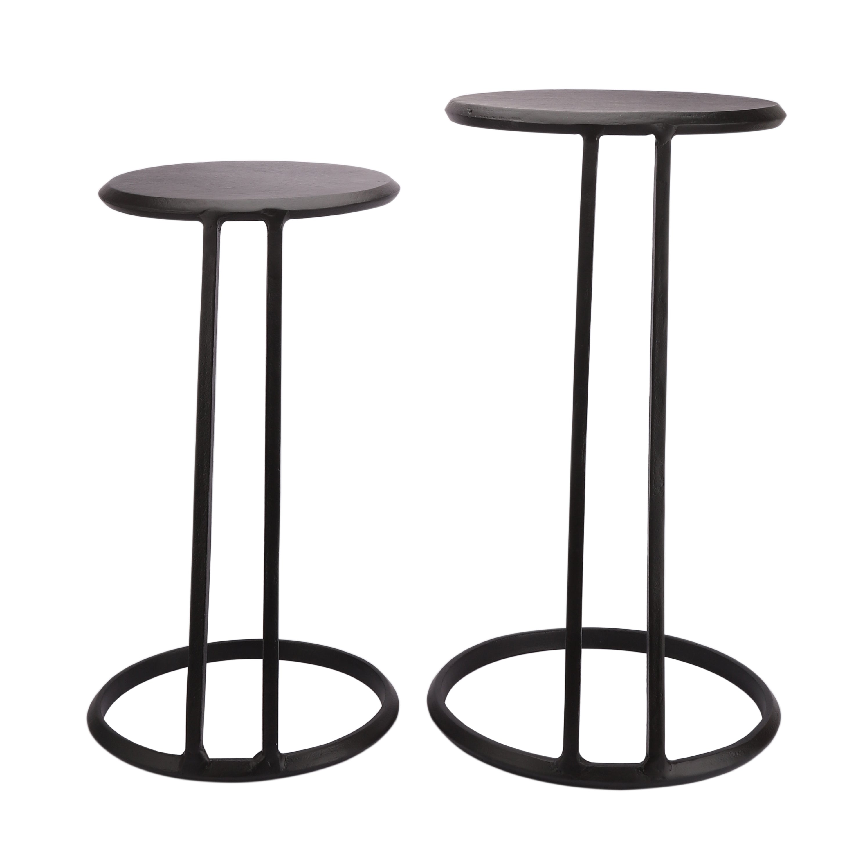 Slanted Nesting Side Tables Set of 2