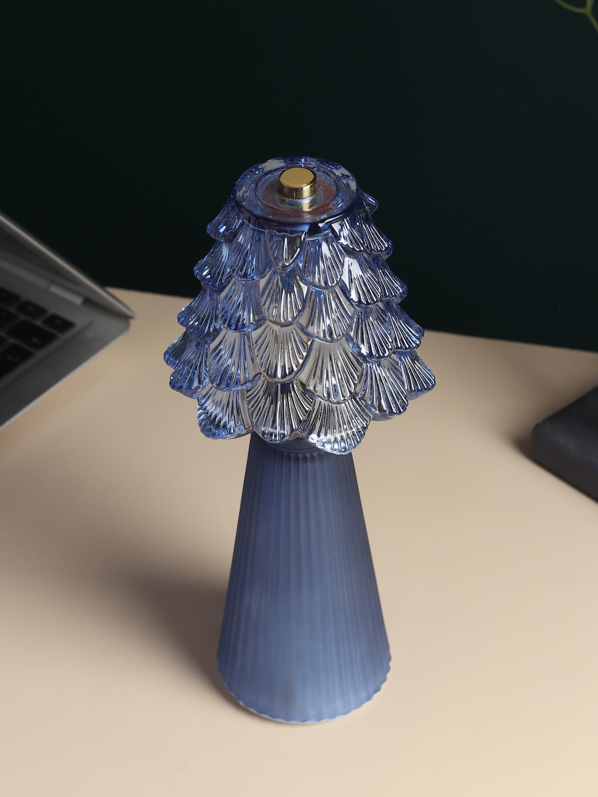 Marcelle Crystelle Blue Glass Lamp