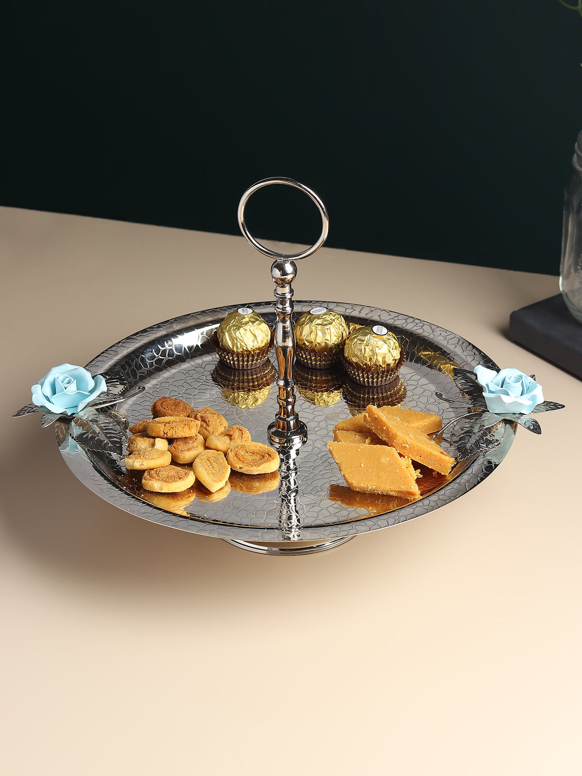 Petal Eclat Blue Cake Stand