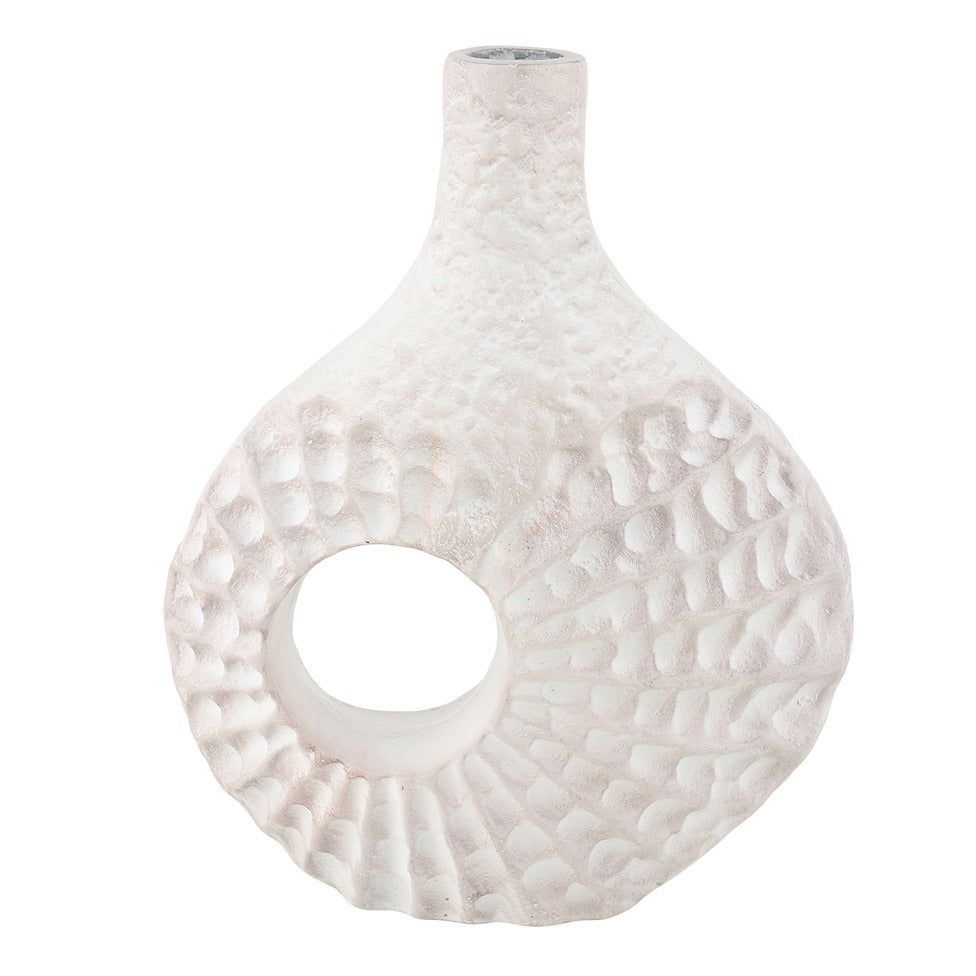 Seashell Serenity Vase -  Dirty pink