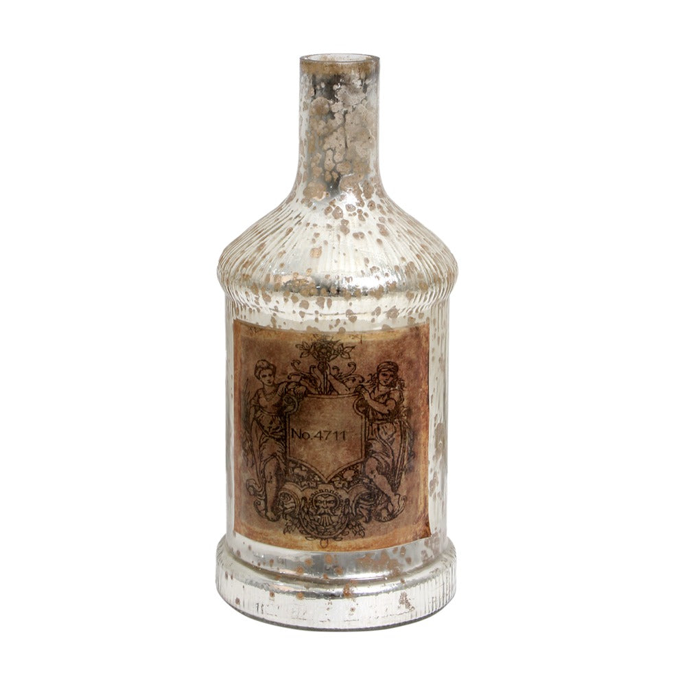 Antique Glass Legacy cylindrical Bottle Decorative