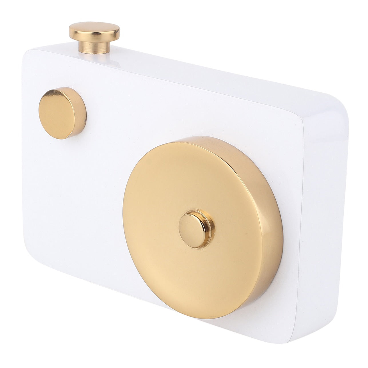 Vintage Shutter Charm In Gold