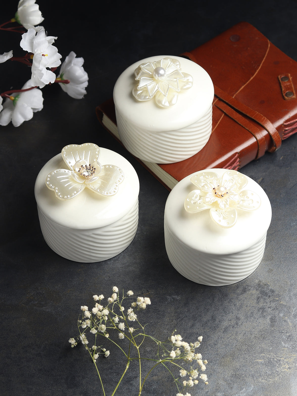 Florette Porcelain Box Set