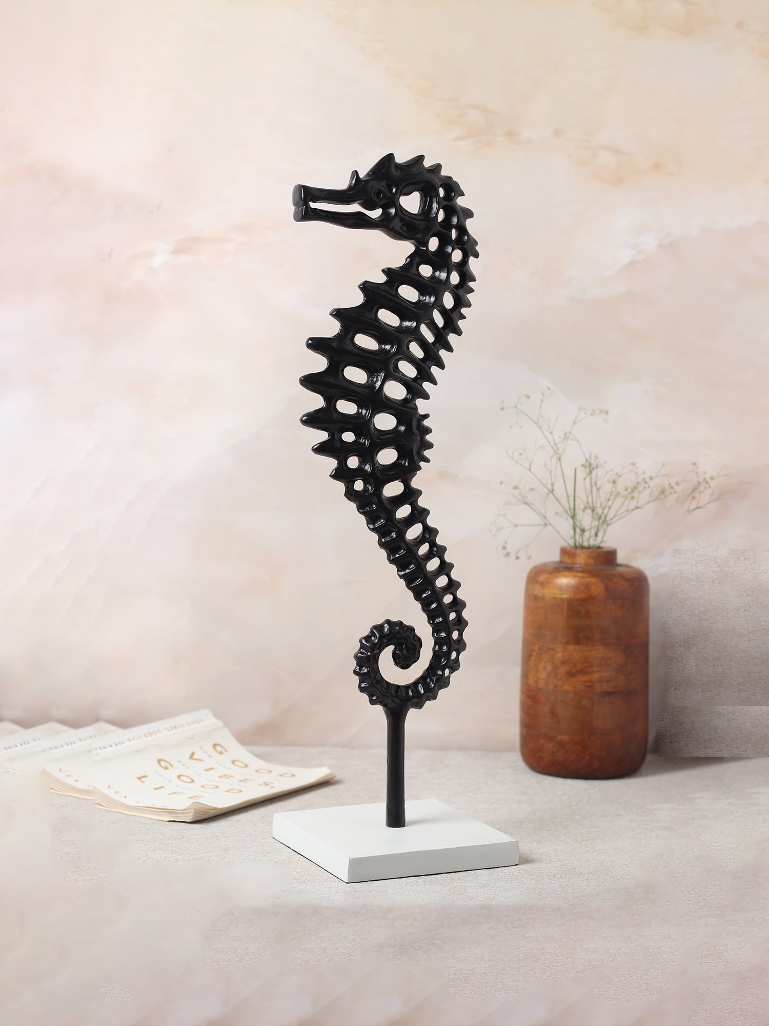 Regal Poseidon Seahorse Figurine showpiece