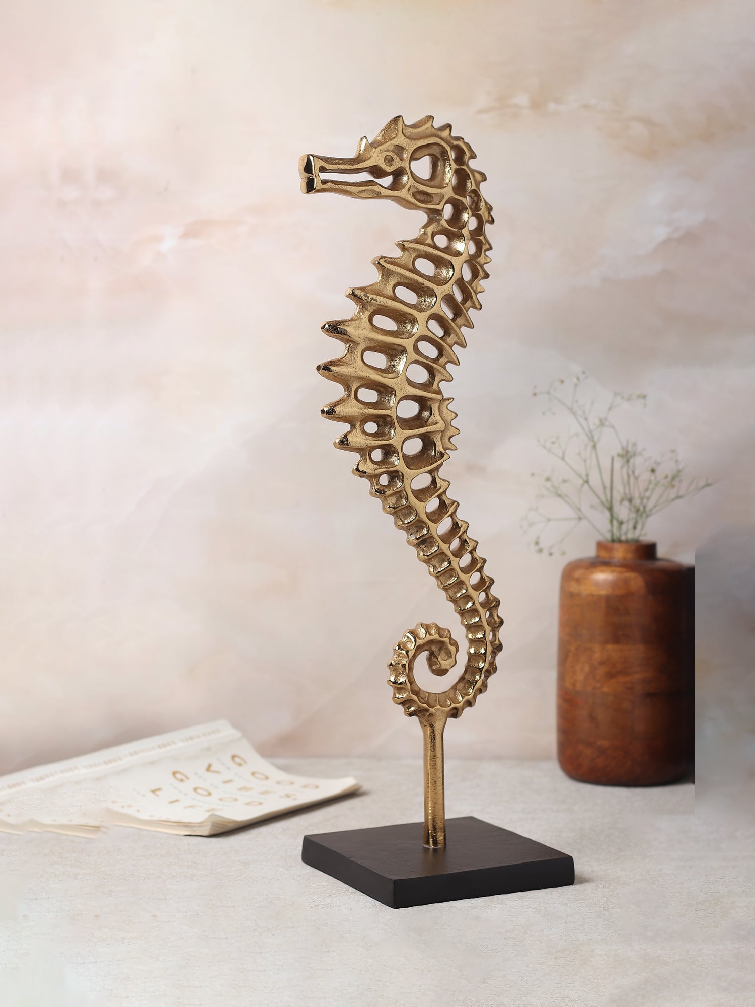 Regal Poseidon Seahorse Figurine showpiece