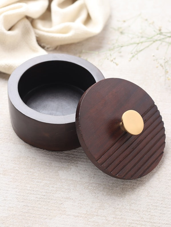 The Artisan's Stripes- Trinket Large Brown Box