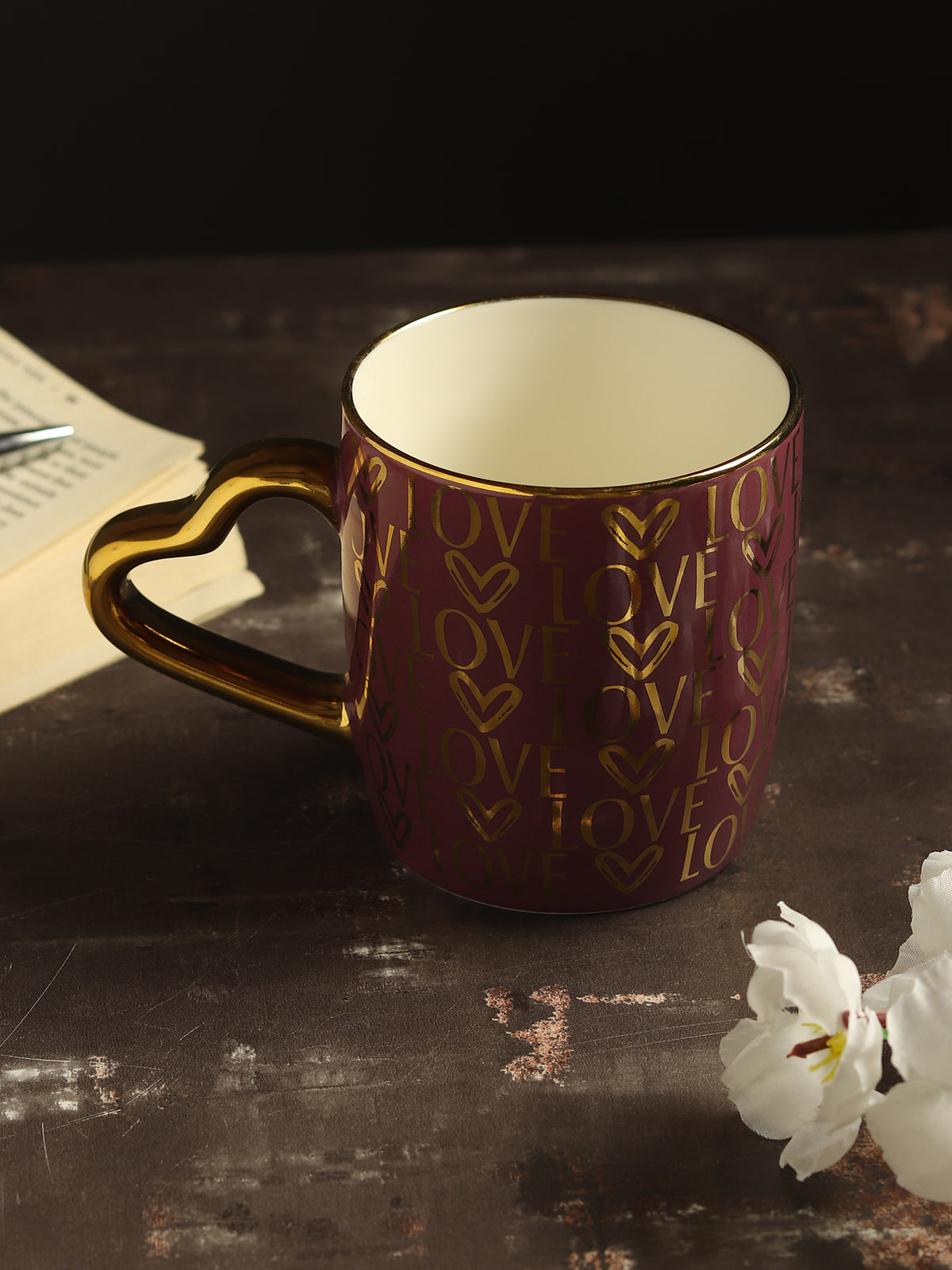 Love Notes Purple Mug
