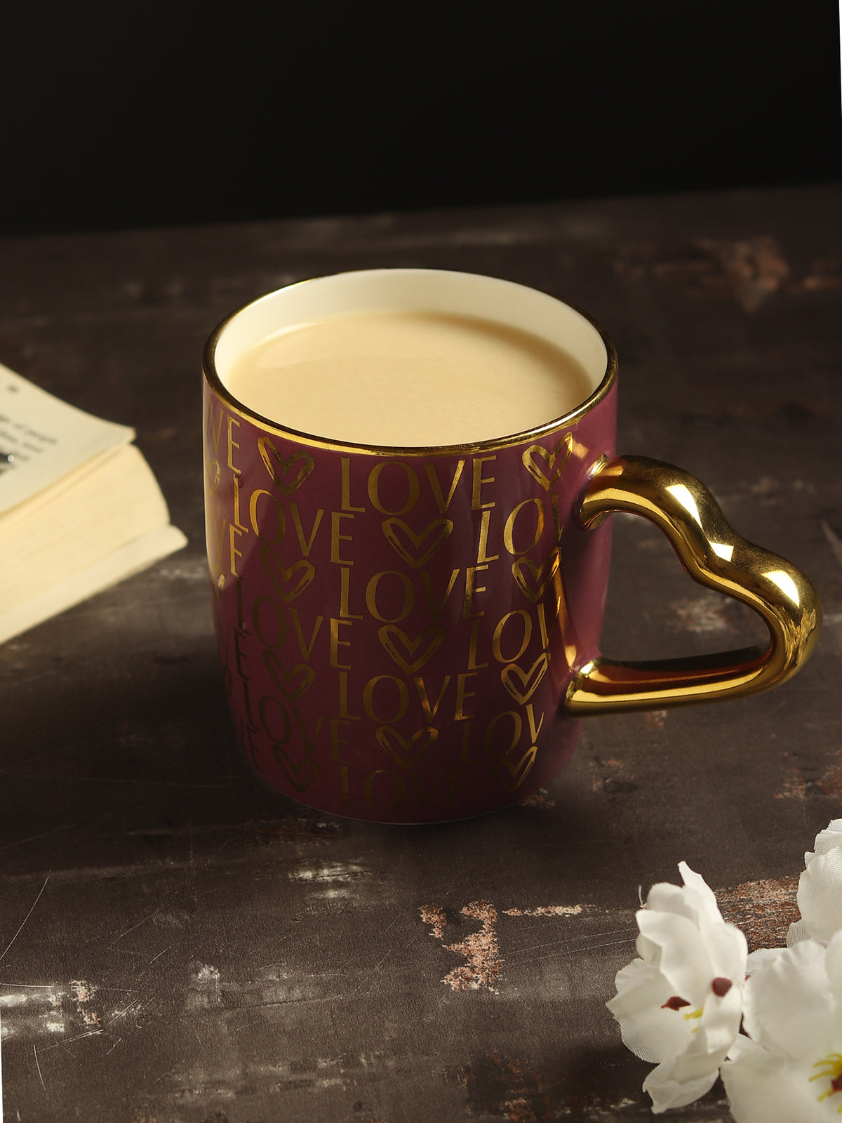 Love Notes Purple Mug