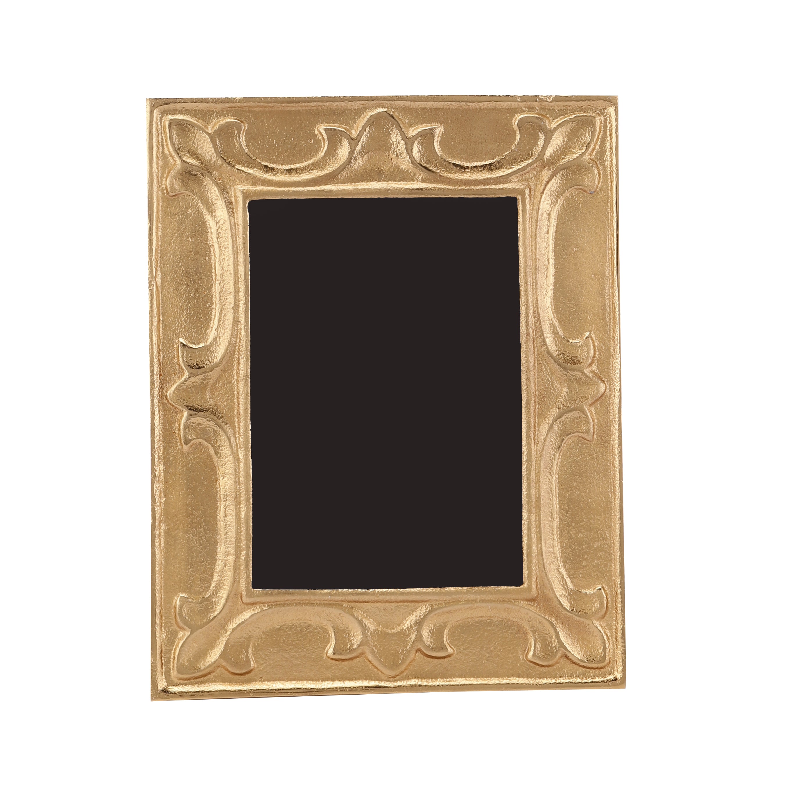 Leaf Pattern Photo Frame Gold Large Size