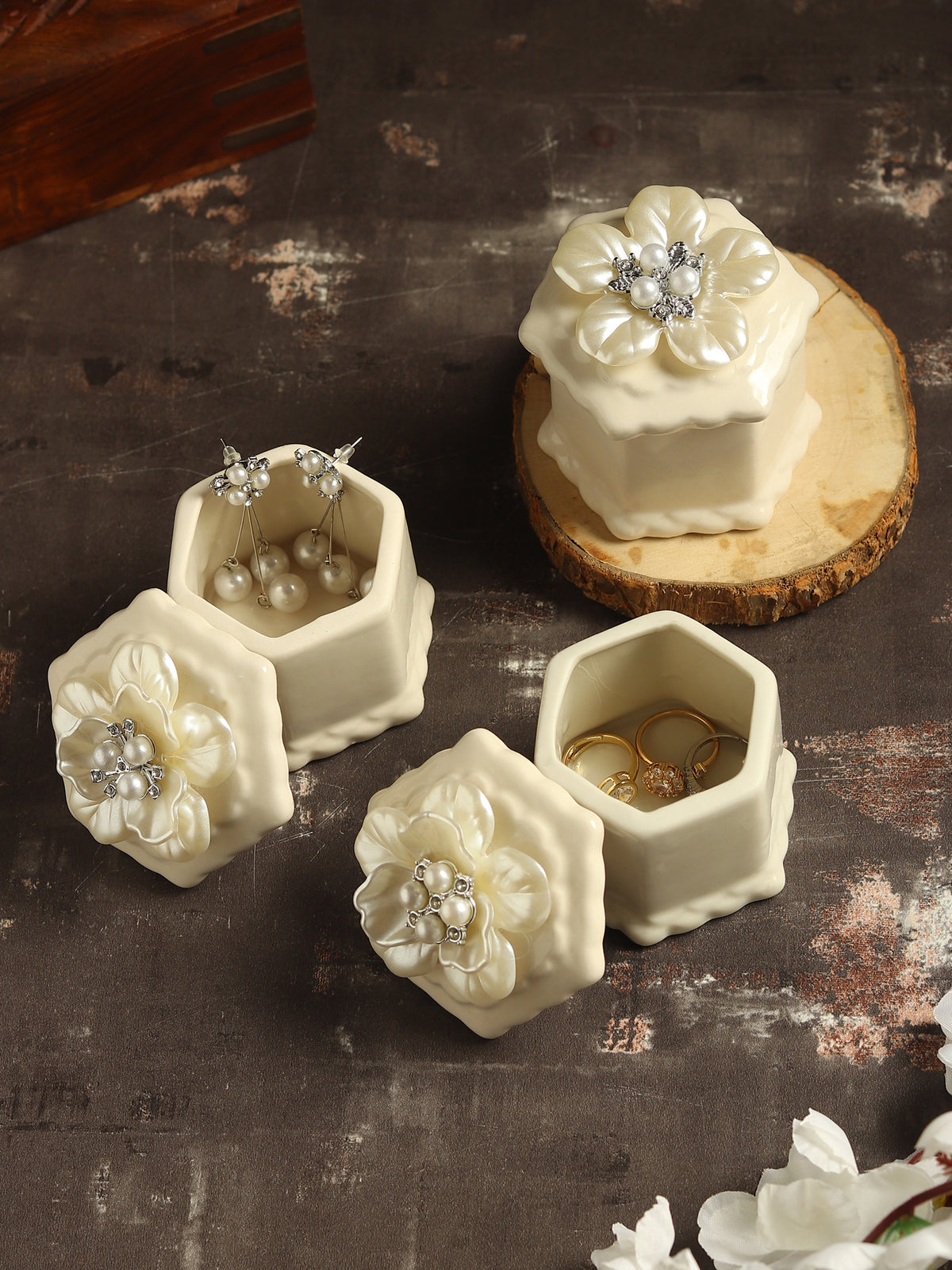 Florabelle Porcelain Box Set