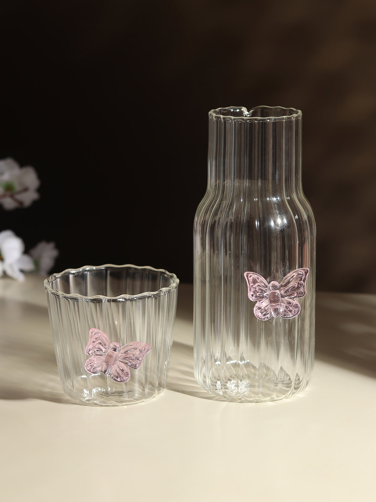 Titli Flip Bottle & Glass Set