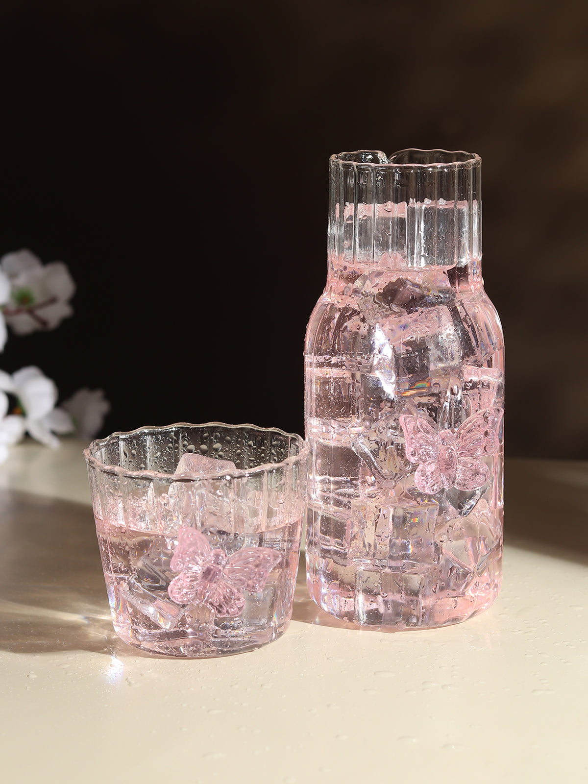 Titli Flip Bottle & Glass Set