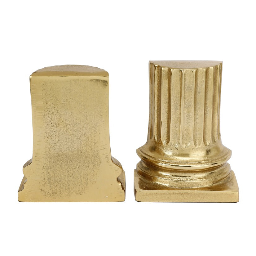 Pillar Bookend Gold